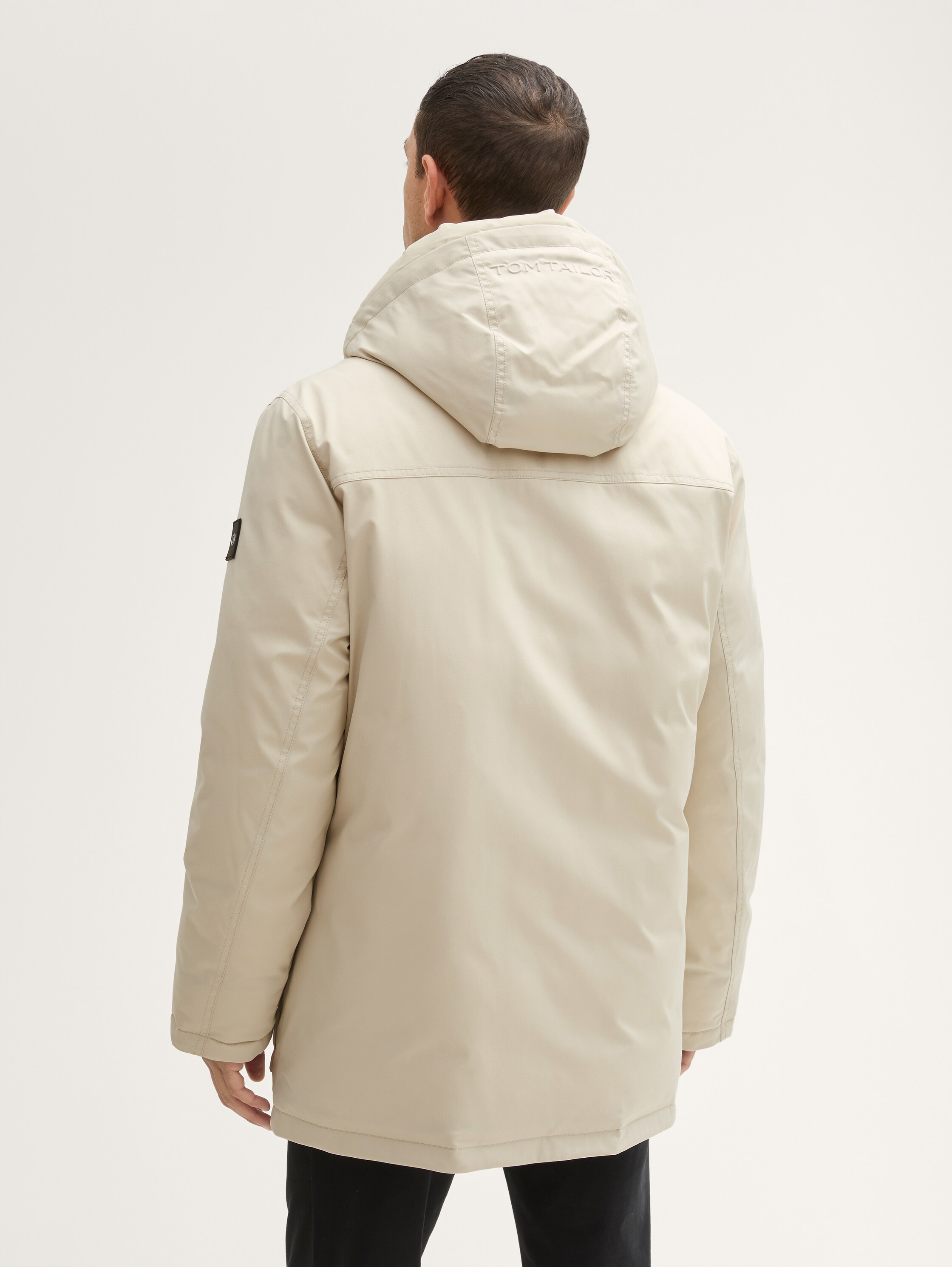 Arctic parka with detachable hood - beige_alfalfa - 