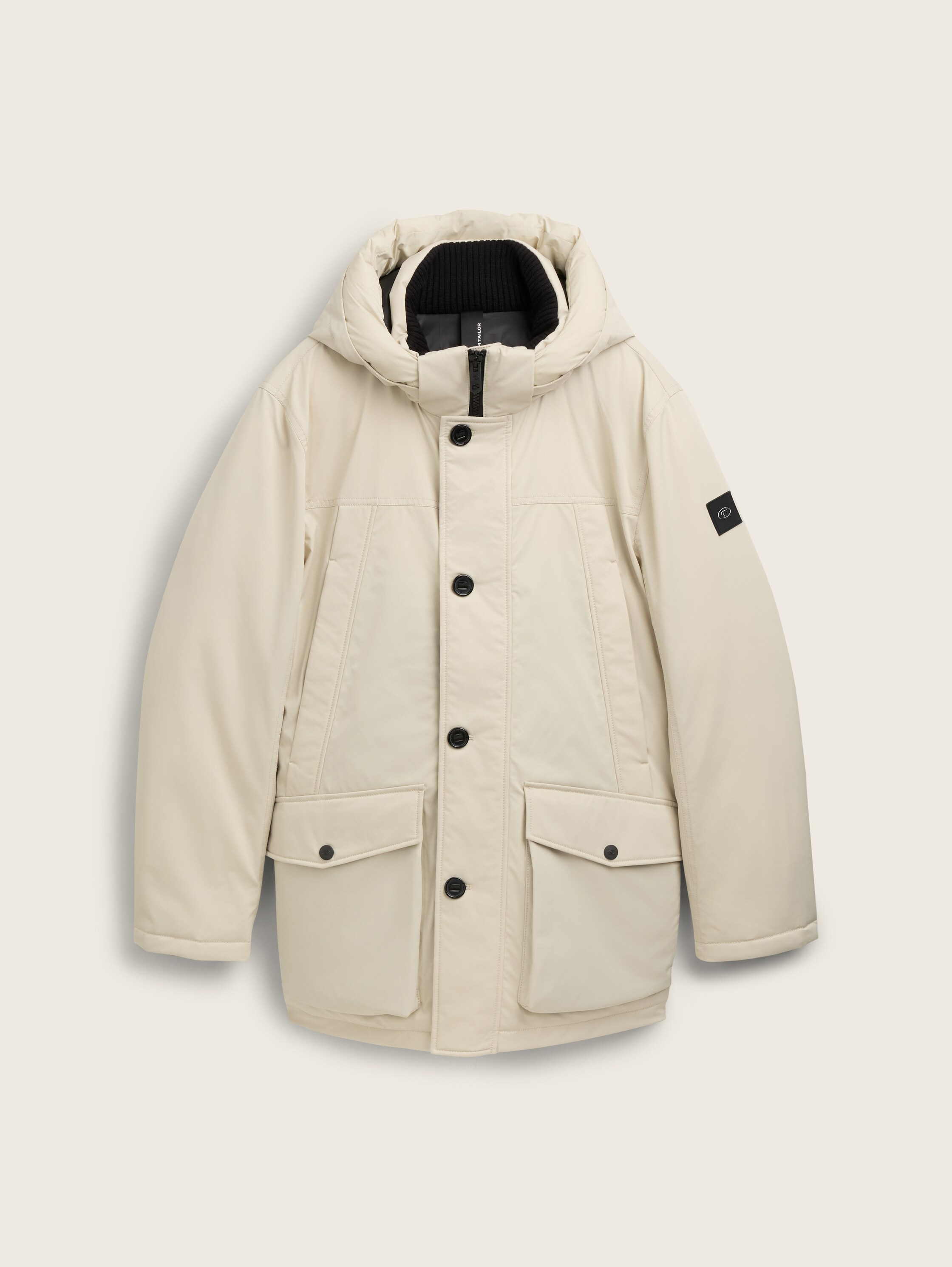 Arctic parka with detachable hood - beige_alfalfa - 