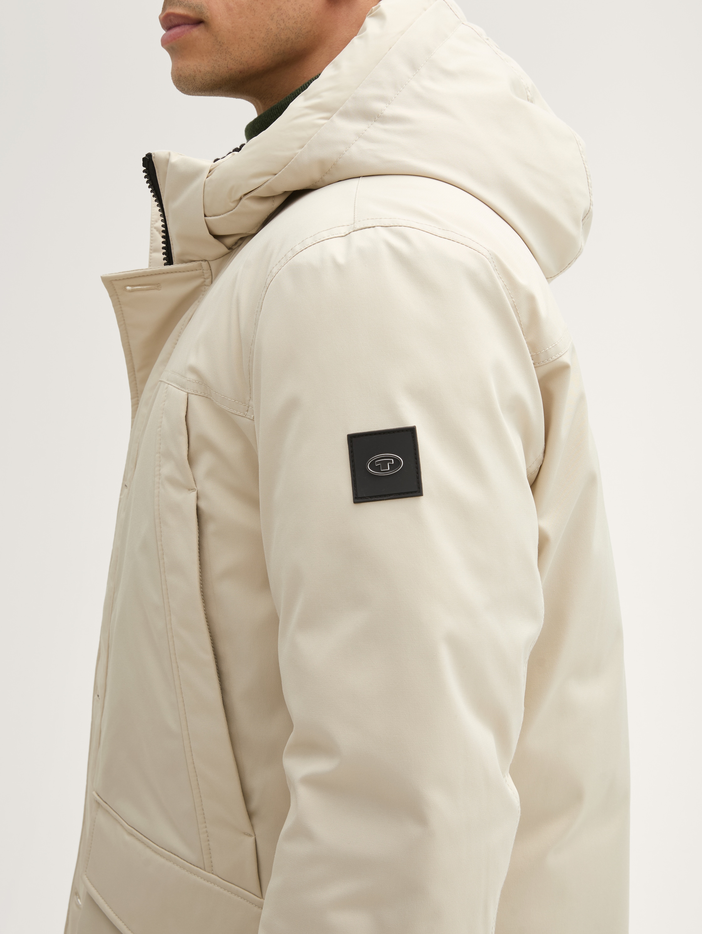 Arctic parka with detachable hood - beige_alfalfa - 