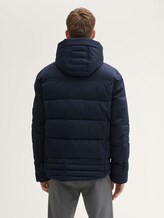 Doudoune à capuche amovible - sky captain blue - Vue arrière du modèle