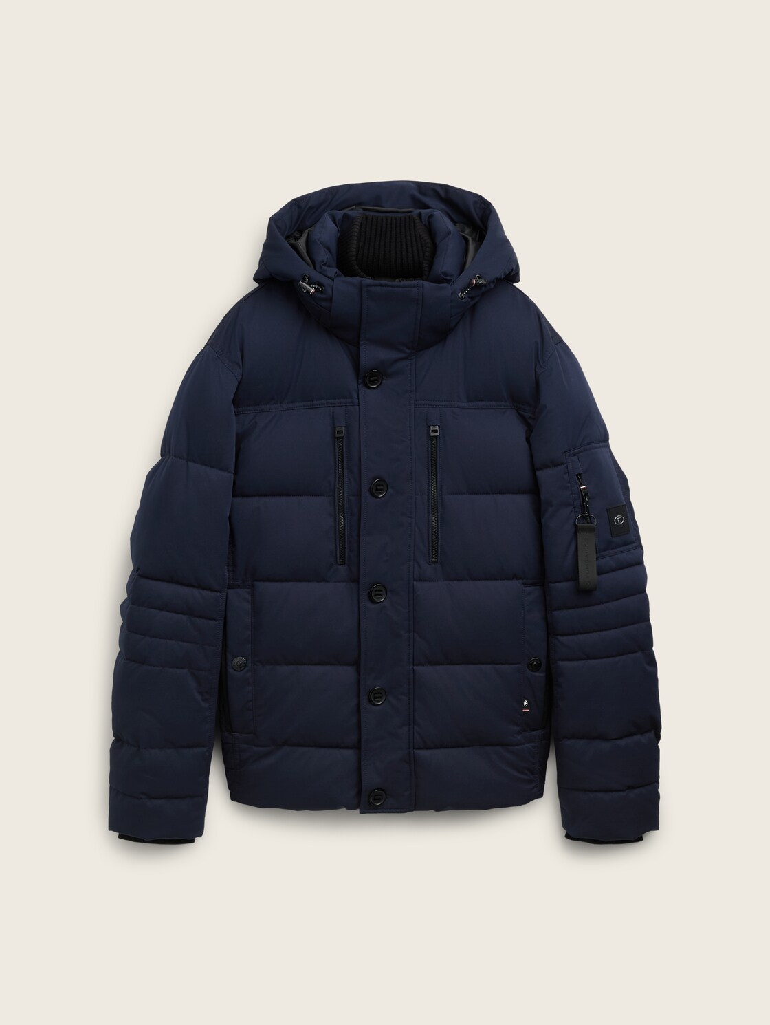 Pufferjacke mit abnehmbarer Kapuze - sky captain blue - Vorder-Produkt-Ansicht
