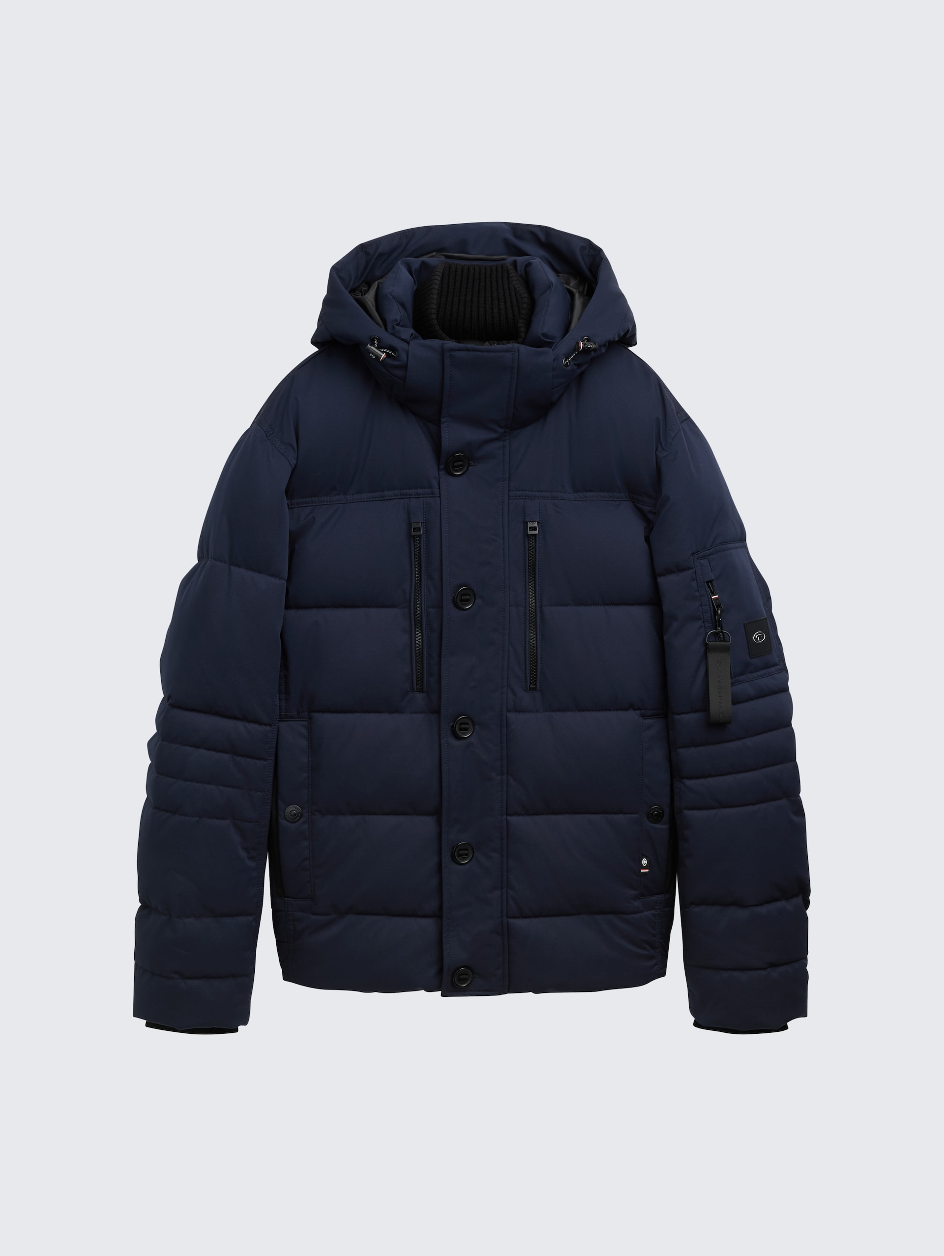 Pufferjacke mit abnehmbarer Kapuze - sky captain blue - Vorder-Produkt-Ansicht