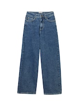 Ausgewählt, Wide Leg Jeans mit Stretch von Tom Tailor, blau