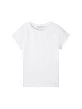 Nicht ausgewählt, Slim Fit T-Shirt von Tom Tailor, weiß