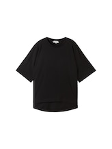 Selected, Oversized cotton T-shirt by Tom Tailor, black