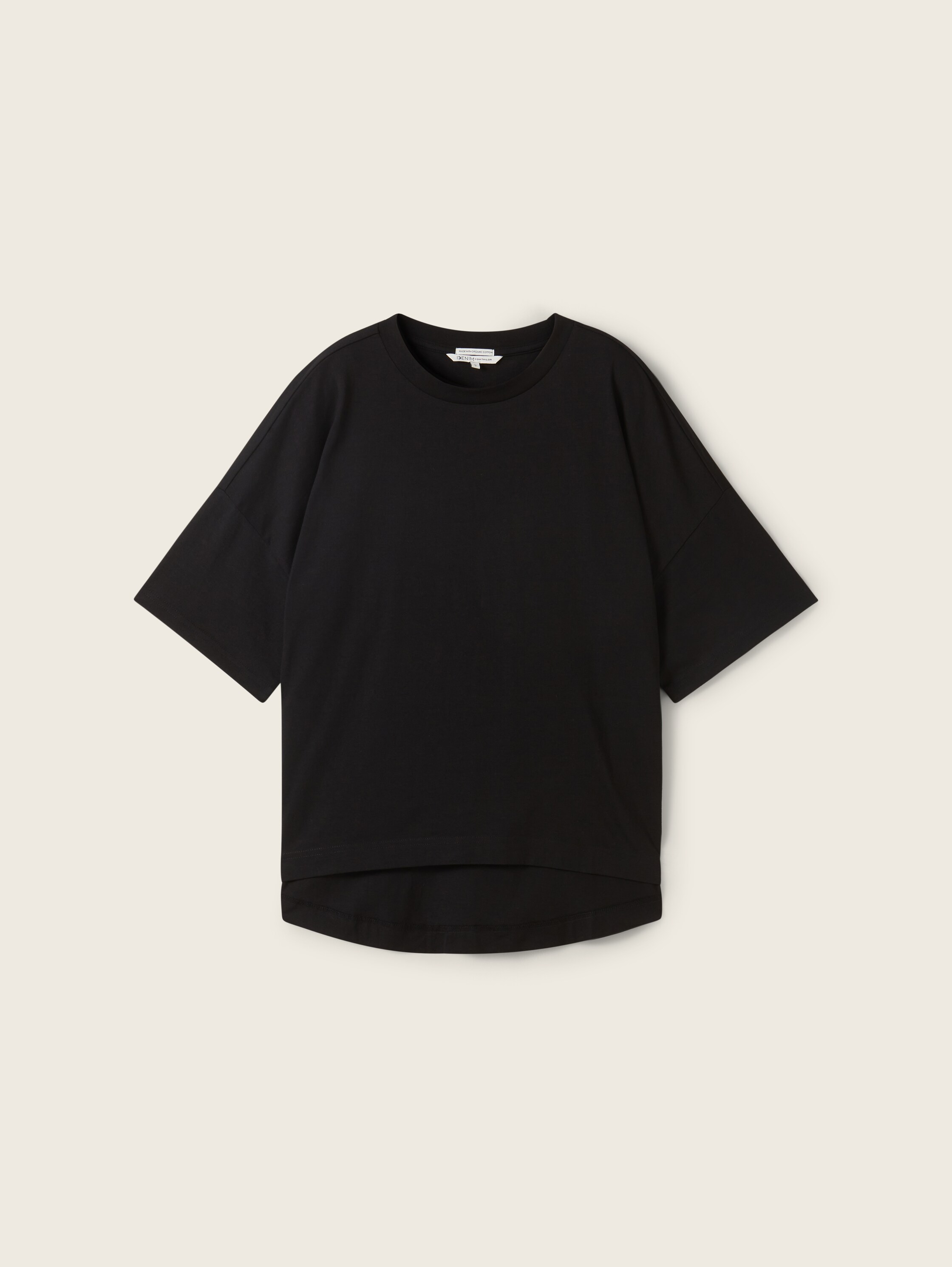 Oversize T-Shirt aus Baumwolle - deep_black_1 - 
