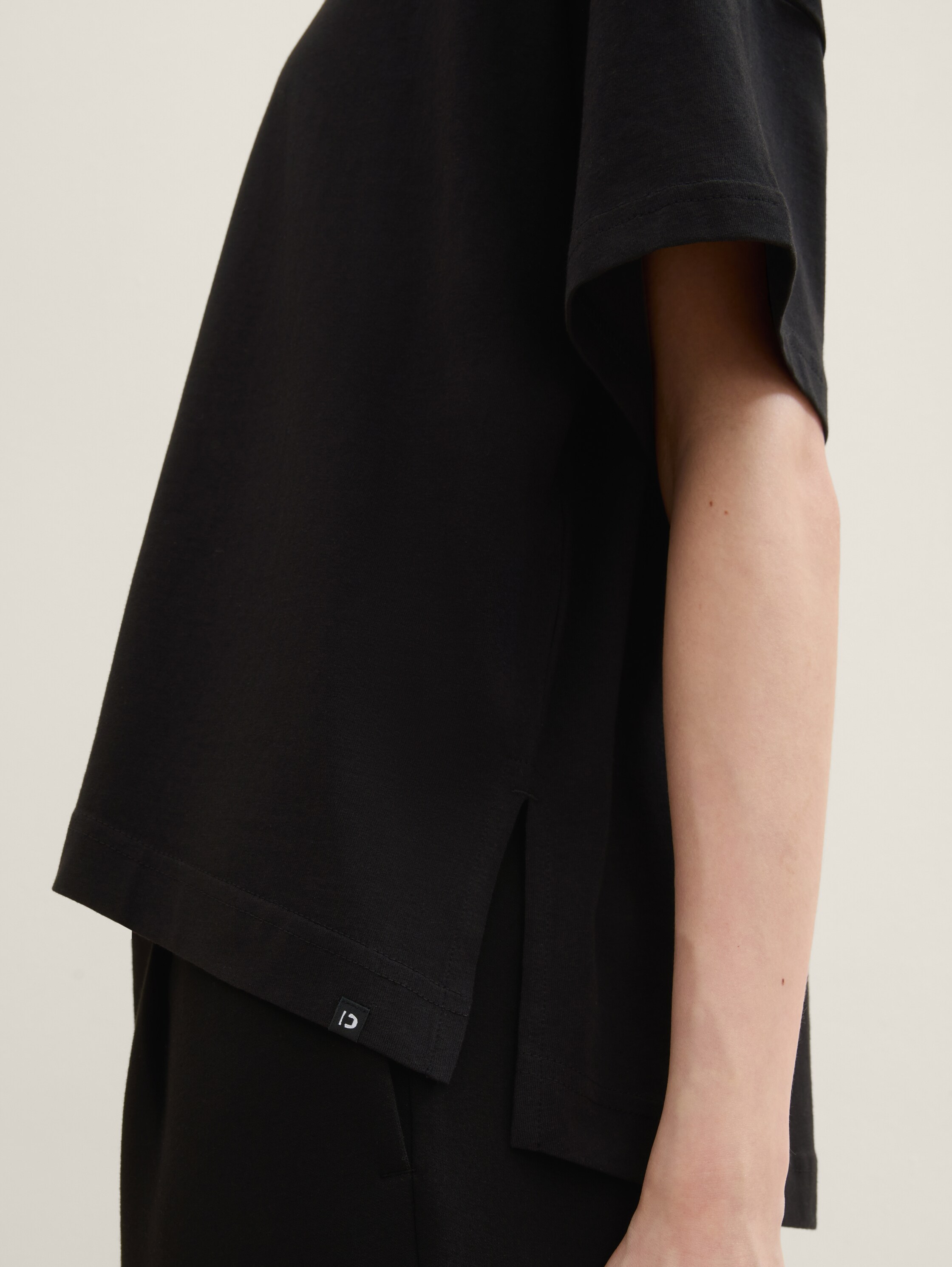 Oversize T-Shirt aus Baumwolle - deep_black_1 - 