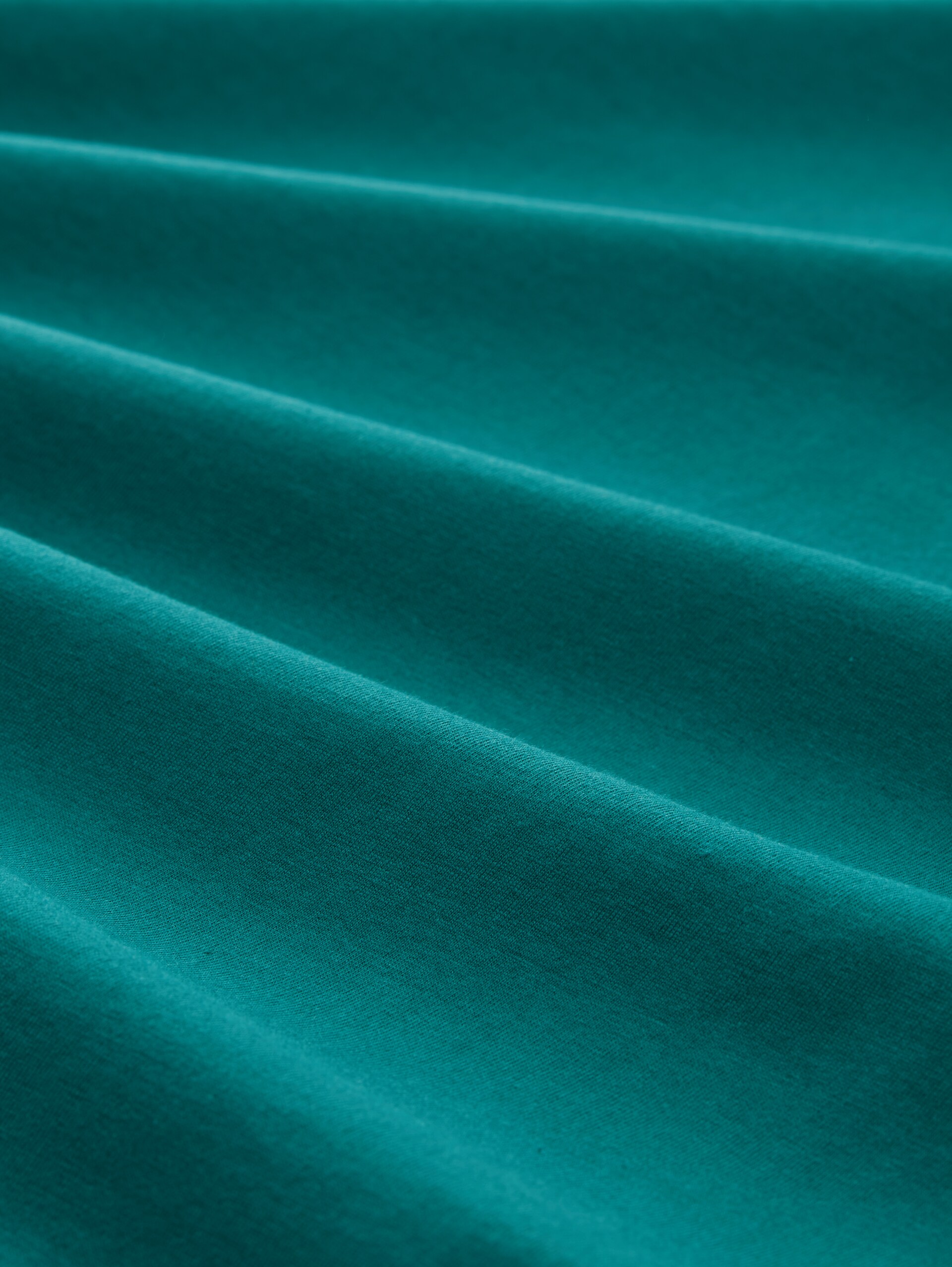 T-shirt van oversized katoen - rough green - Materiaalweergave