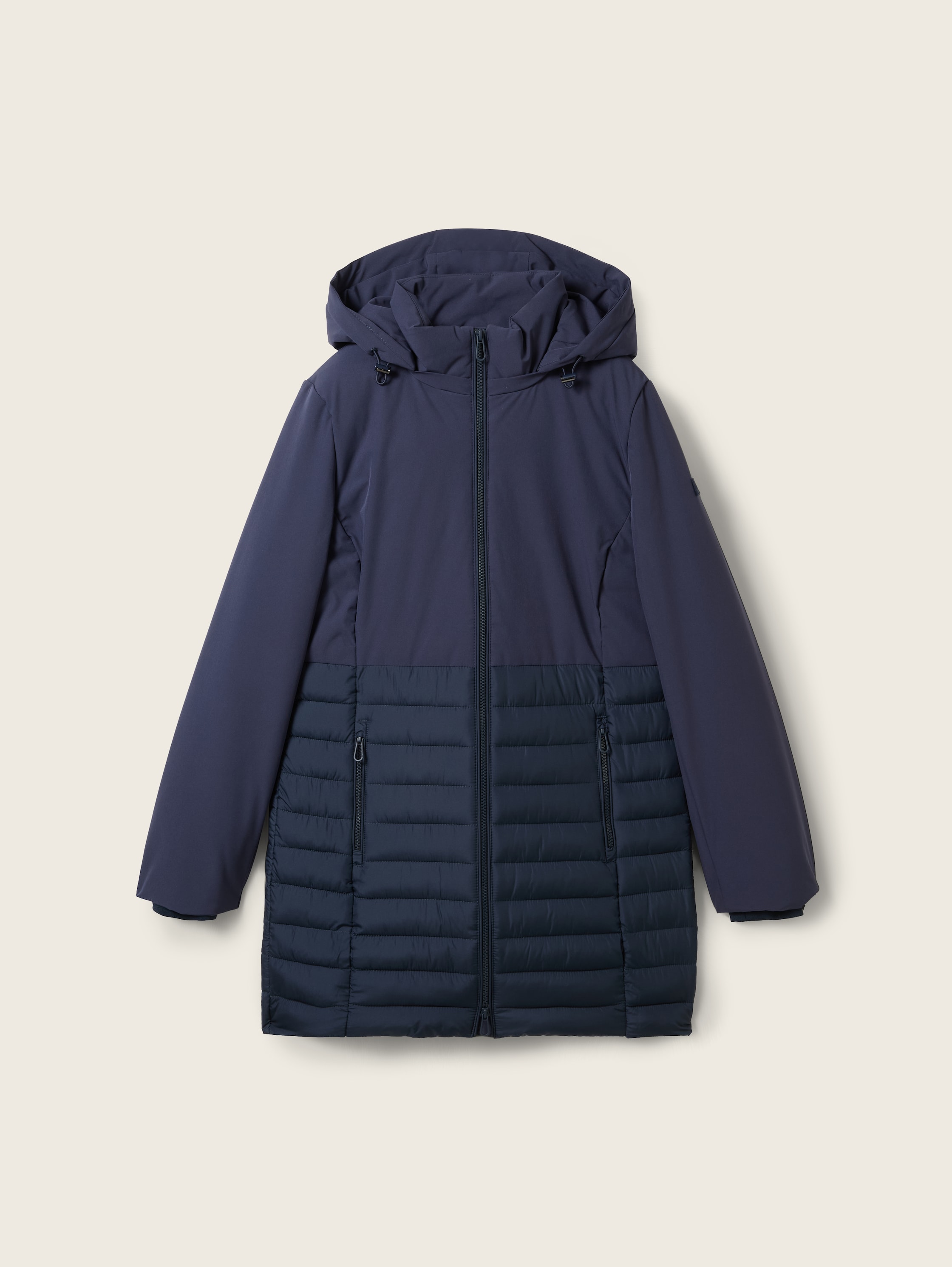 Hybride mantel met capuchon - sky_captain_blue_1 -