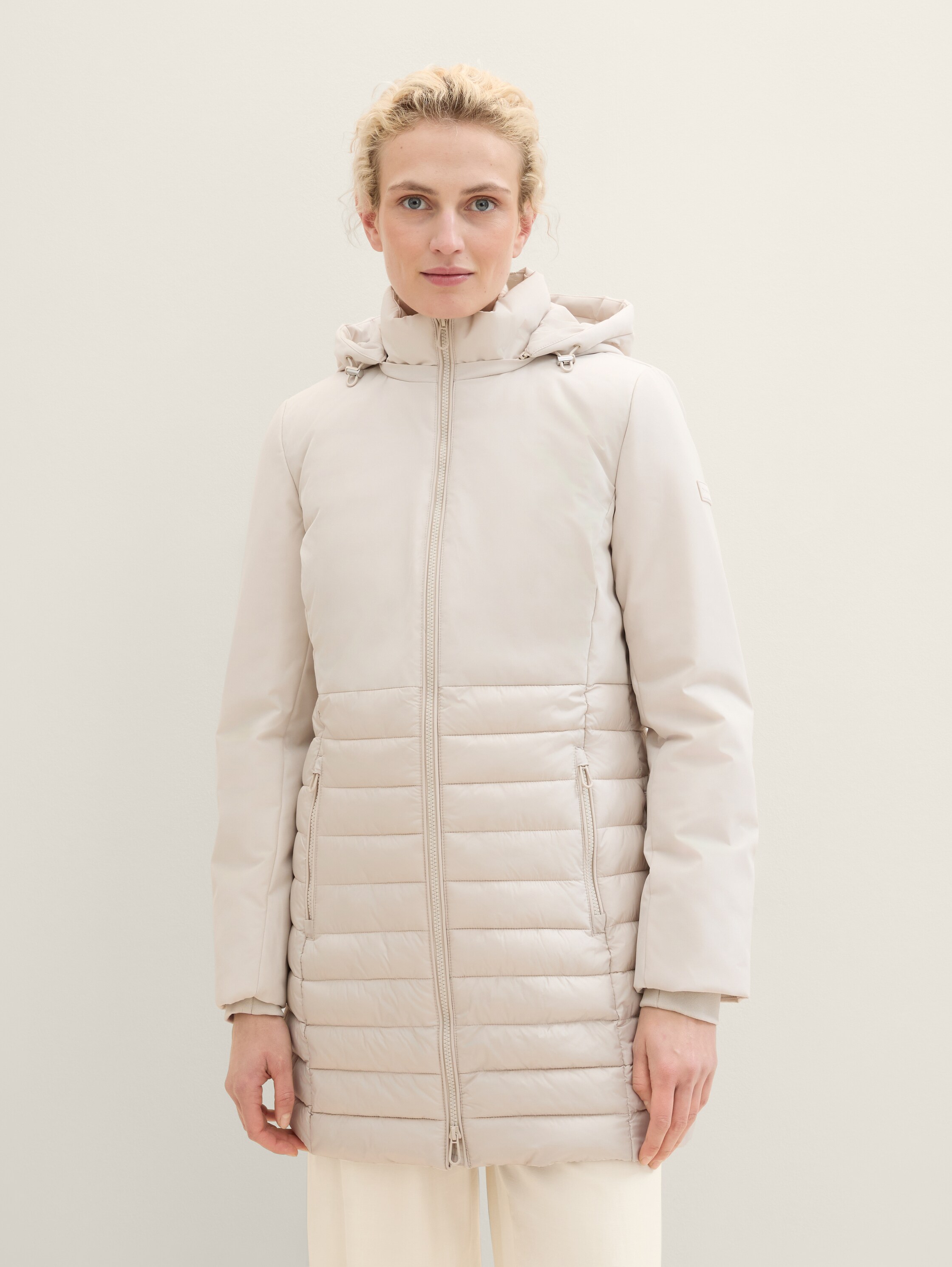 Parka Steppmantel Materialmix Damen Tom Tailor Damen Tom Tailor