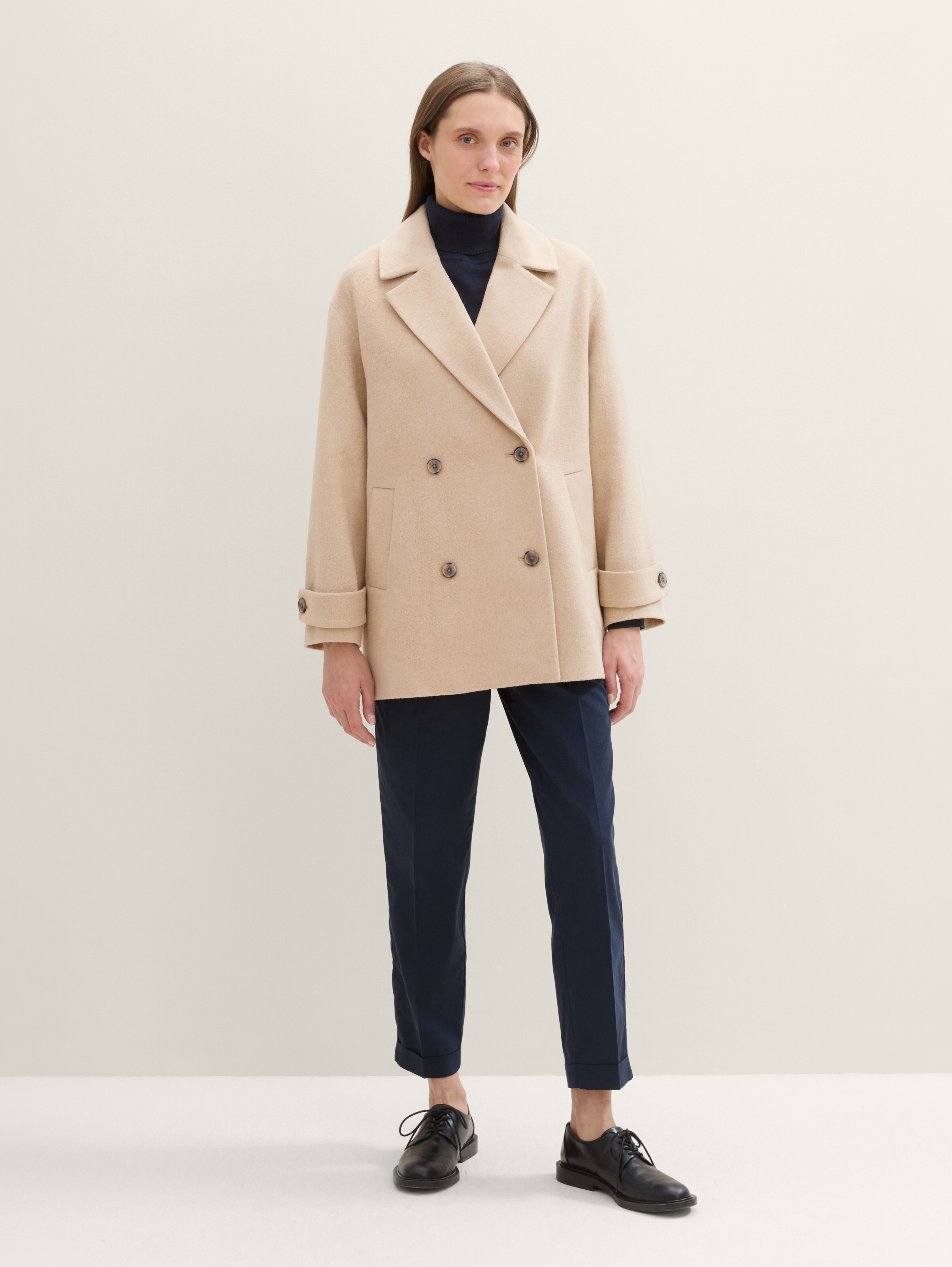 ジャケット・アウター SOFT WOOL TAILOR COAT eaphi gray 贅沢屋の 新品eaphi SOFT WOOL TAILOR COAT ジャケット