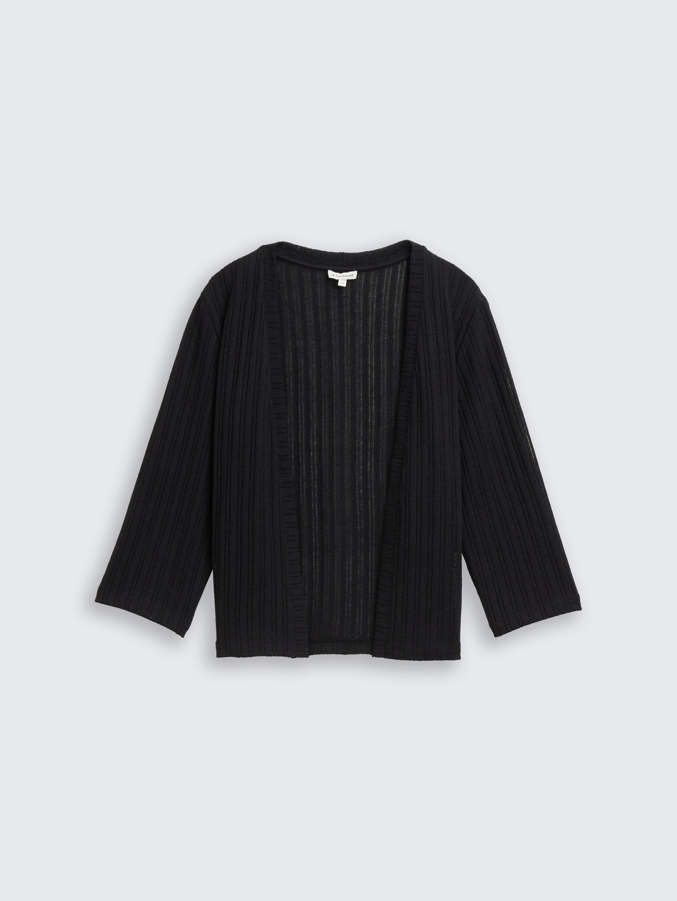 Cardigan mit 3/4-Arm - deep_black_1 - 