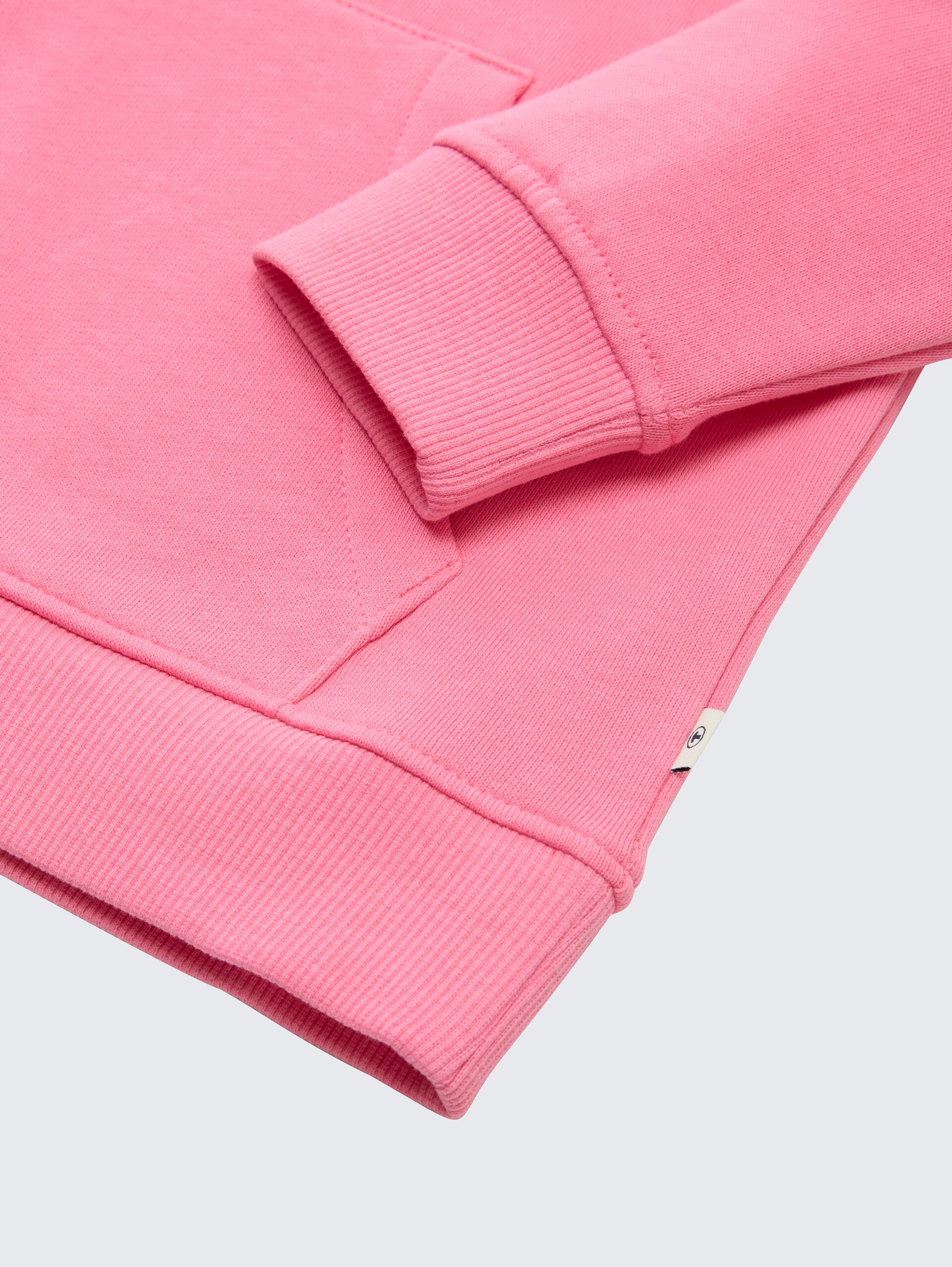 Hoodie Sweatshirt mit Logo-Print - pink universe - Detail-Model-Ansicht