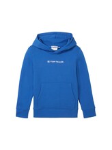 Niet geselecteerd, Hoodie sweatshirt met logoprint door , blauw