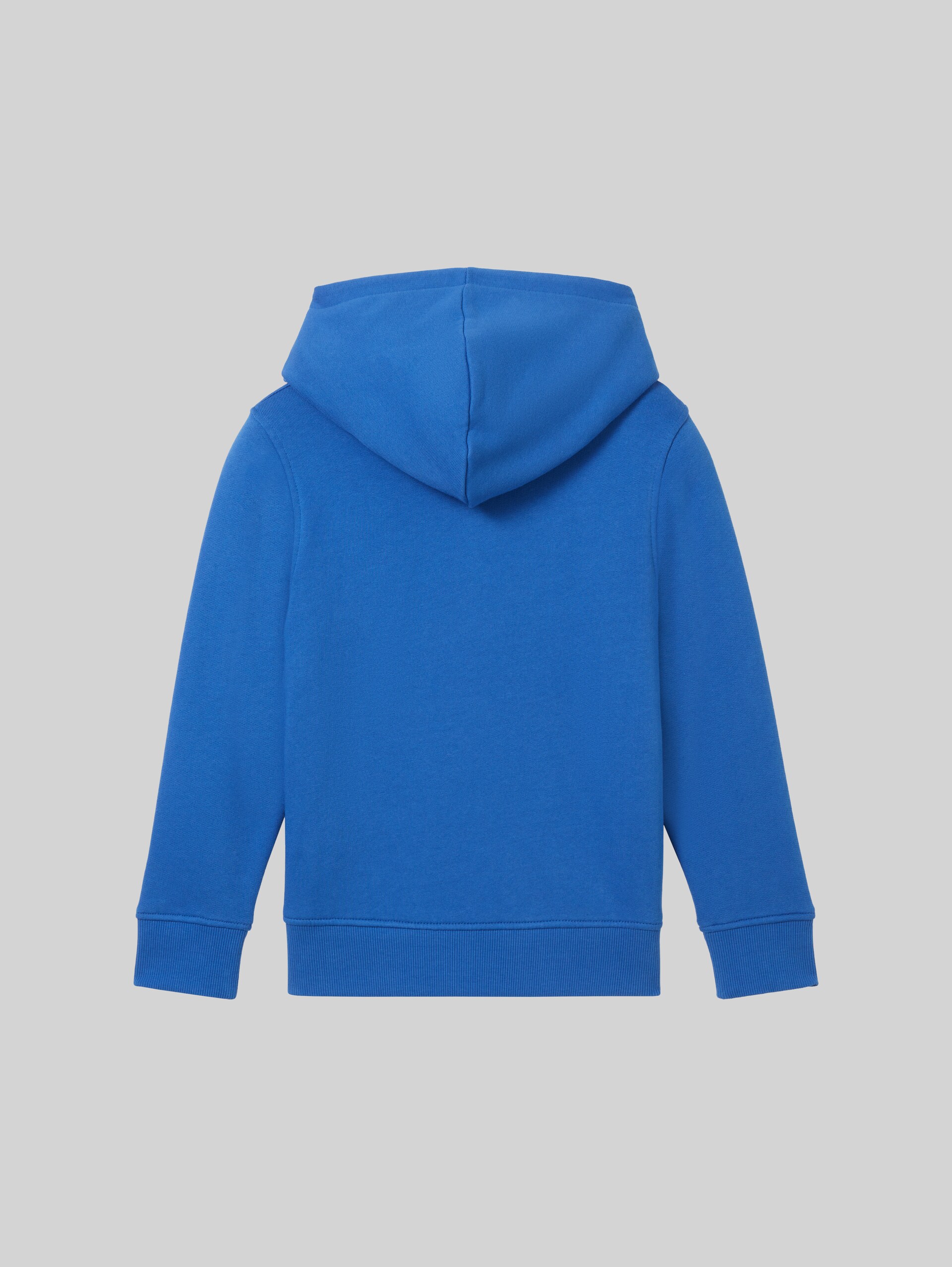 Hoodie sweatshirt with logo print - soft sapphire blue