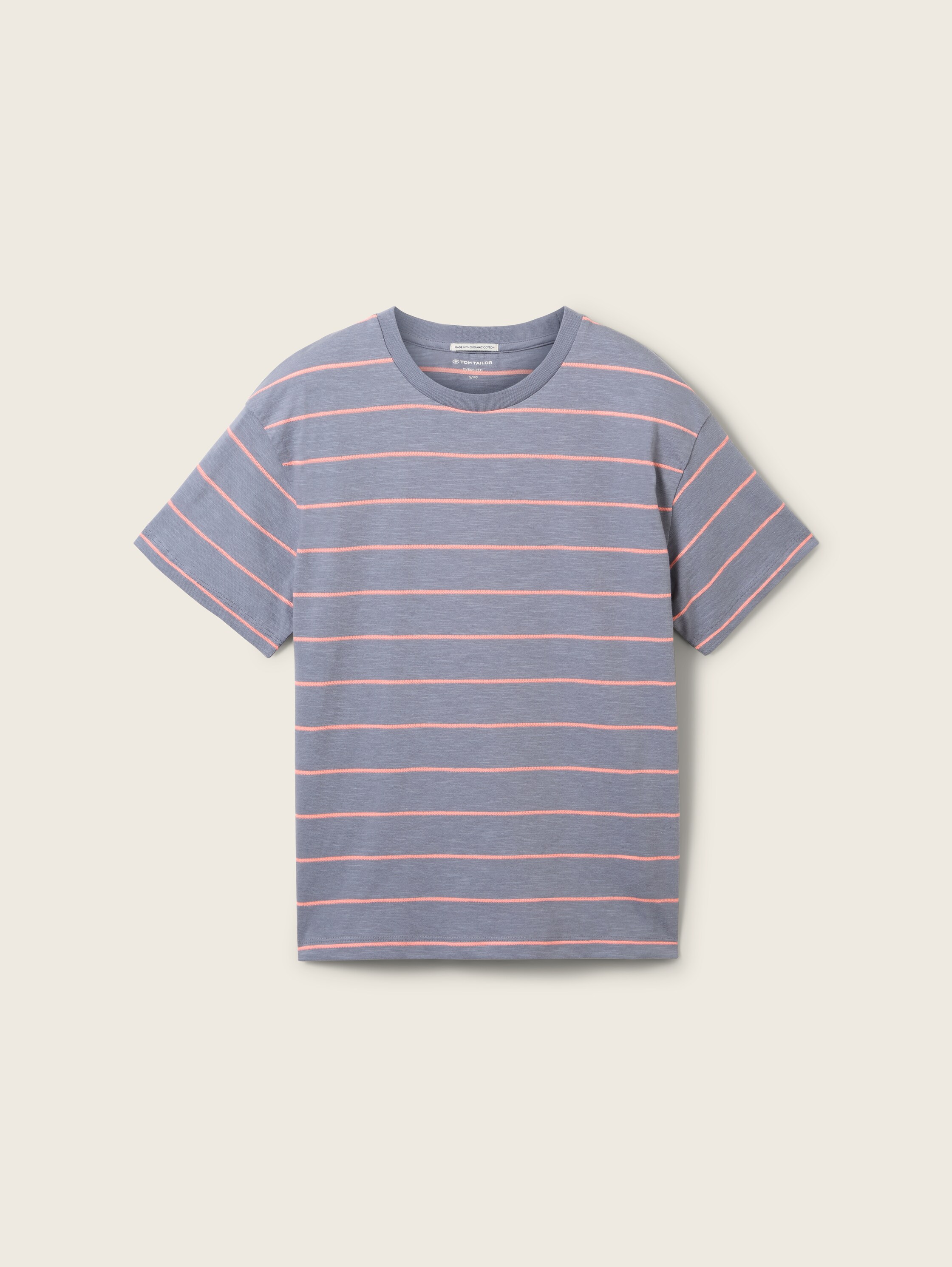 Oversized T-Shirt mit Bio-Baumwolle - 0
