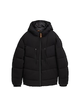 Ausgewählt, Pufferjacke mit Kapuze von Tom Tailor, schwarz