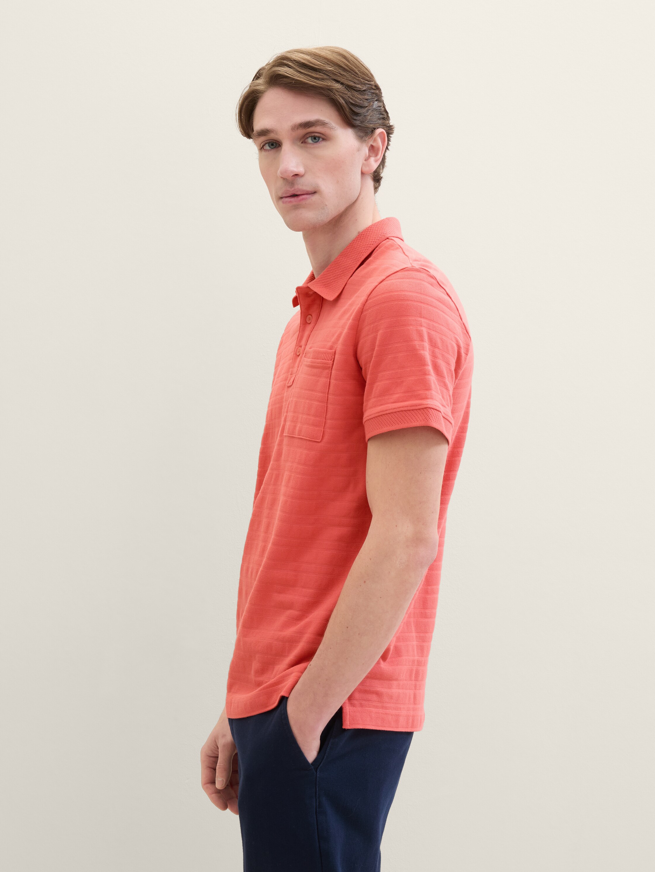 Poloshirt mit Struktur - 3