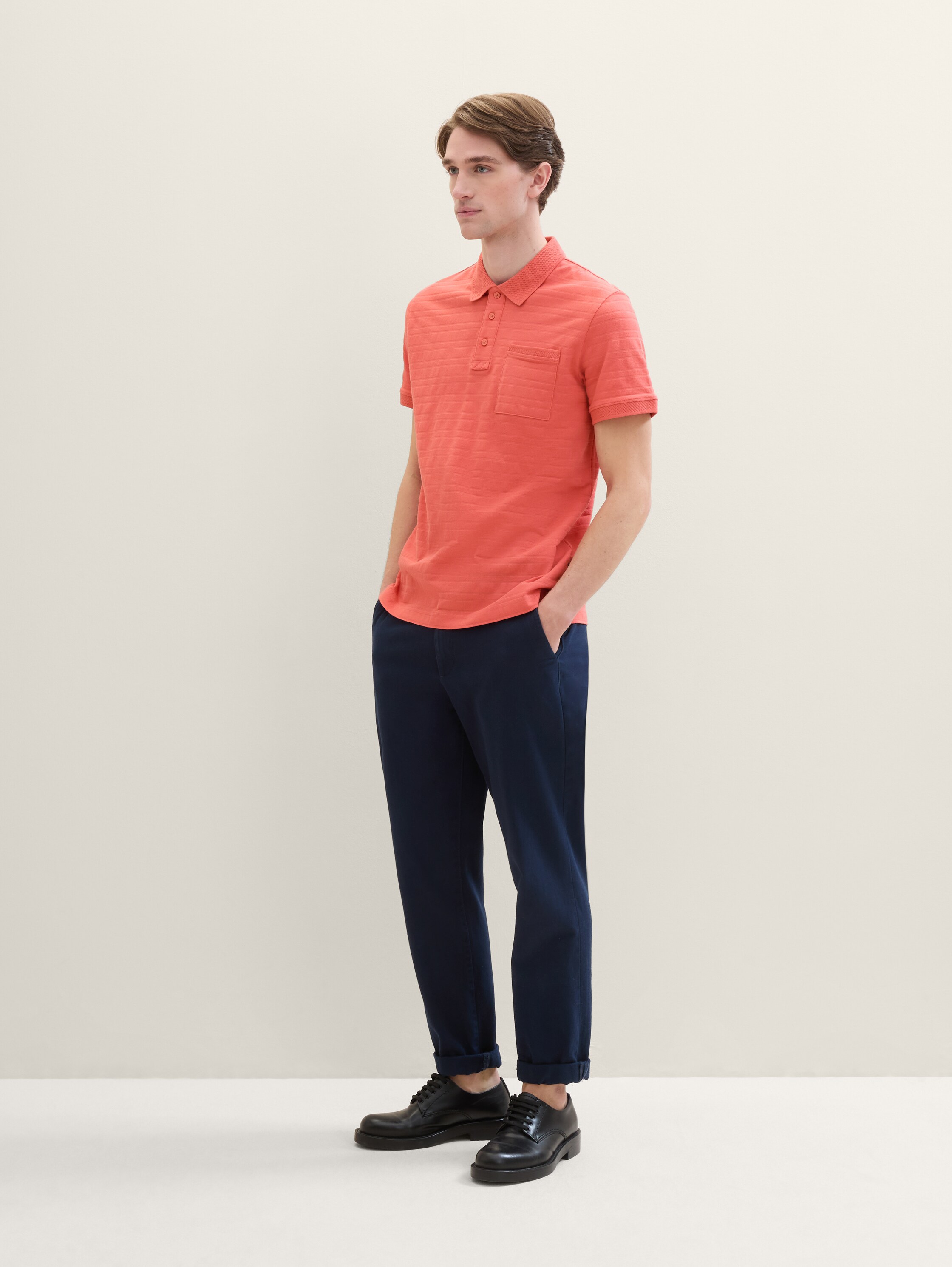 Poloshirt mit Struktur - 2