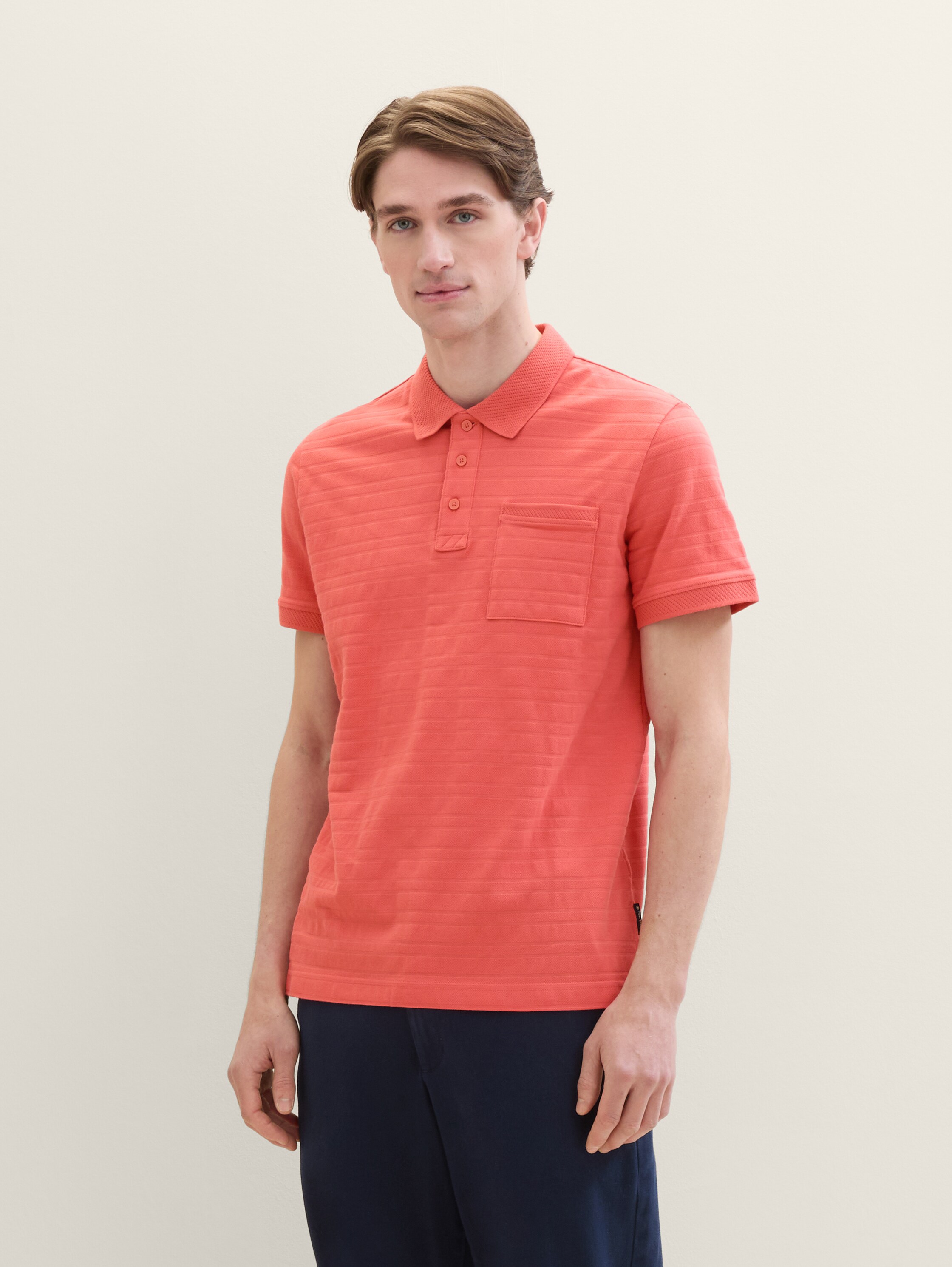 Poloshirt mit Struktur - 1