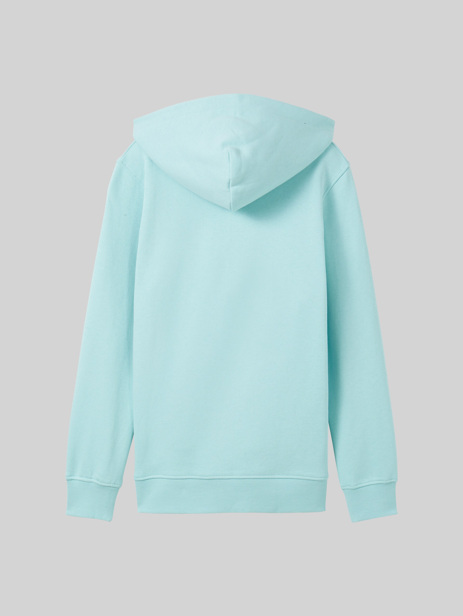 Hoodie Sweatshirt mit Logo-Print - pastel turquoise