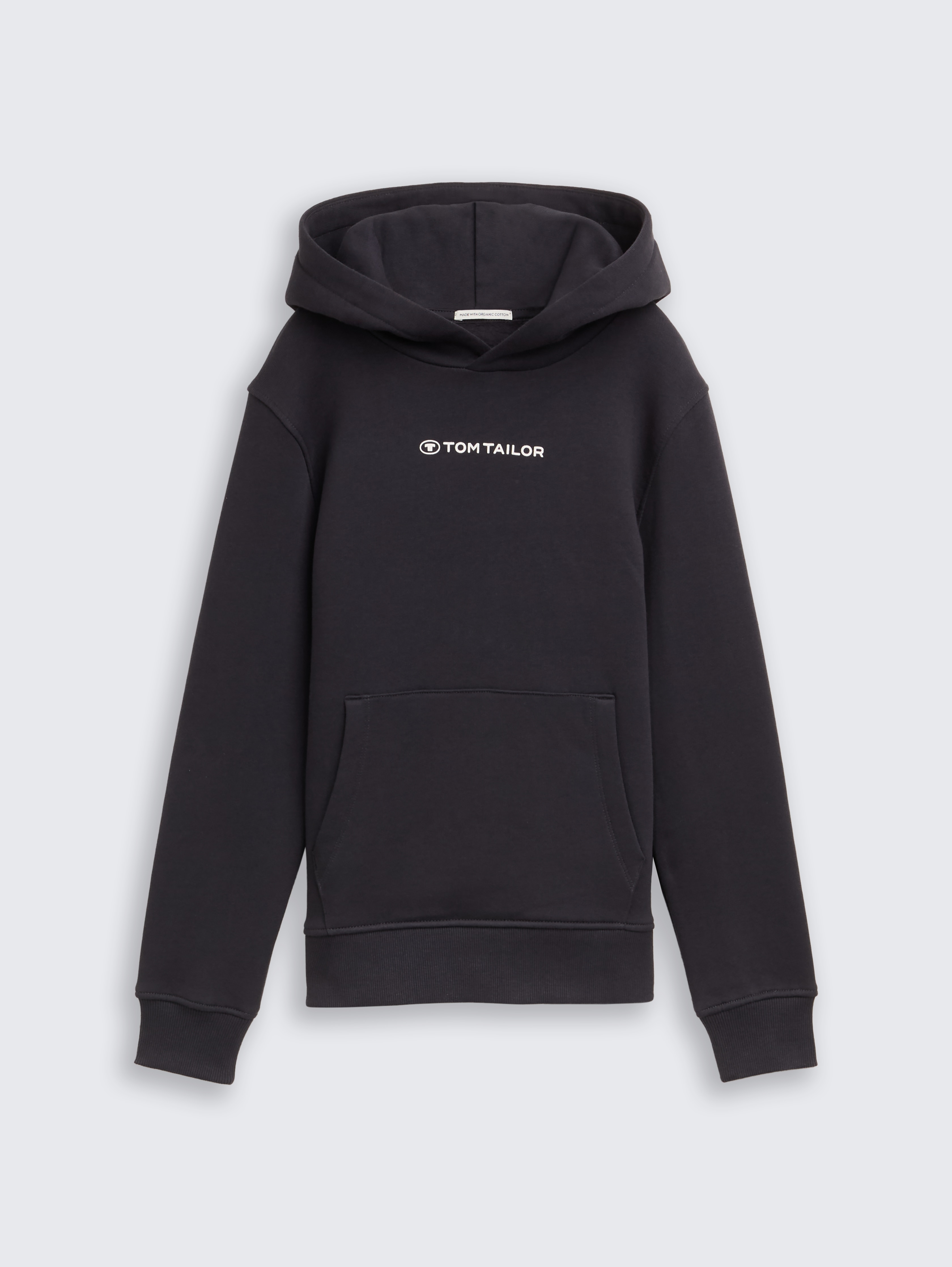 Hoodie Sweatshirt mit Logo-Print von Teen Boys, coal grey