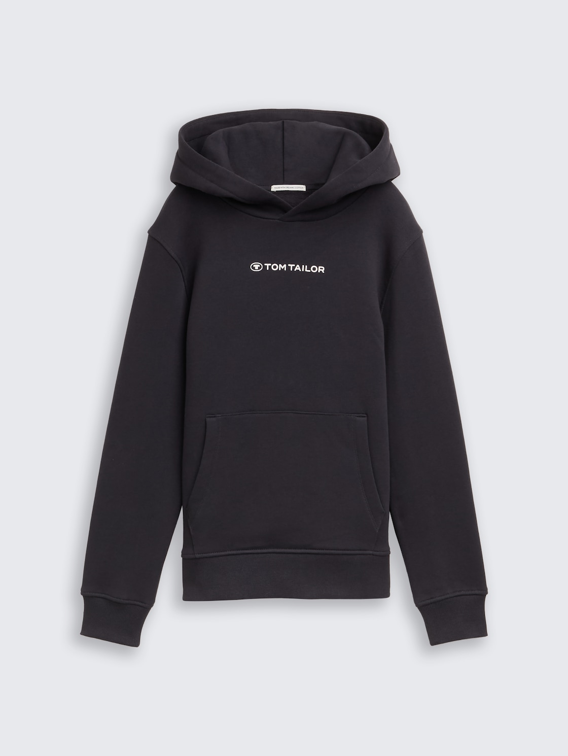 Hoodie Sweatshirt mit Logo-Print - coal grey - Vorder-Produkt-Ansicht