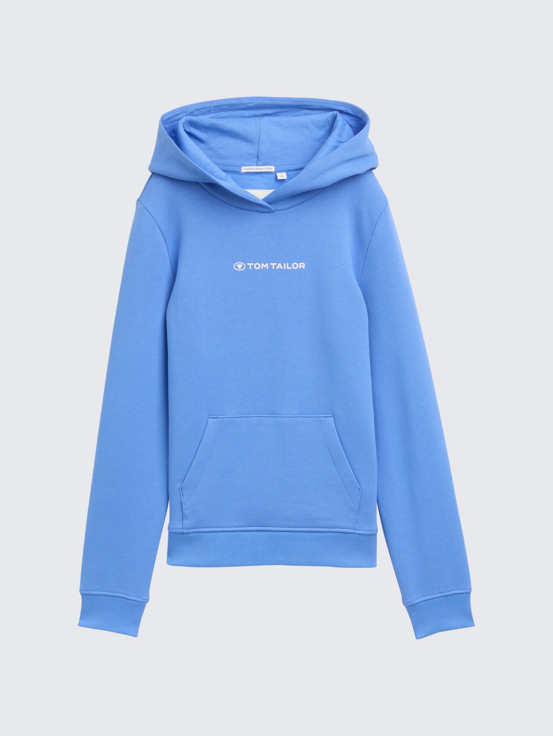 Hoodie Sweatshirt mit Logo-Print - sicilian blue - Vorder-Produkt-Ansicht