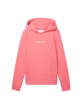 Geselecteerd, Hoodie sweatshirt met logoprint door Tom Tailor, rosa