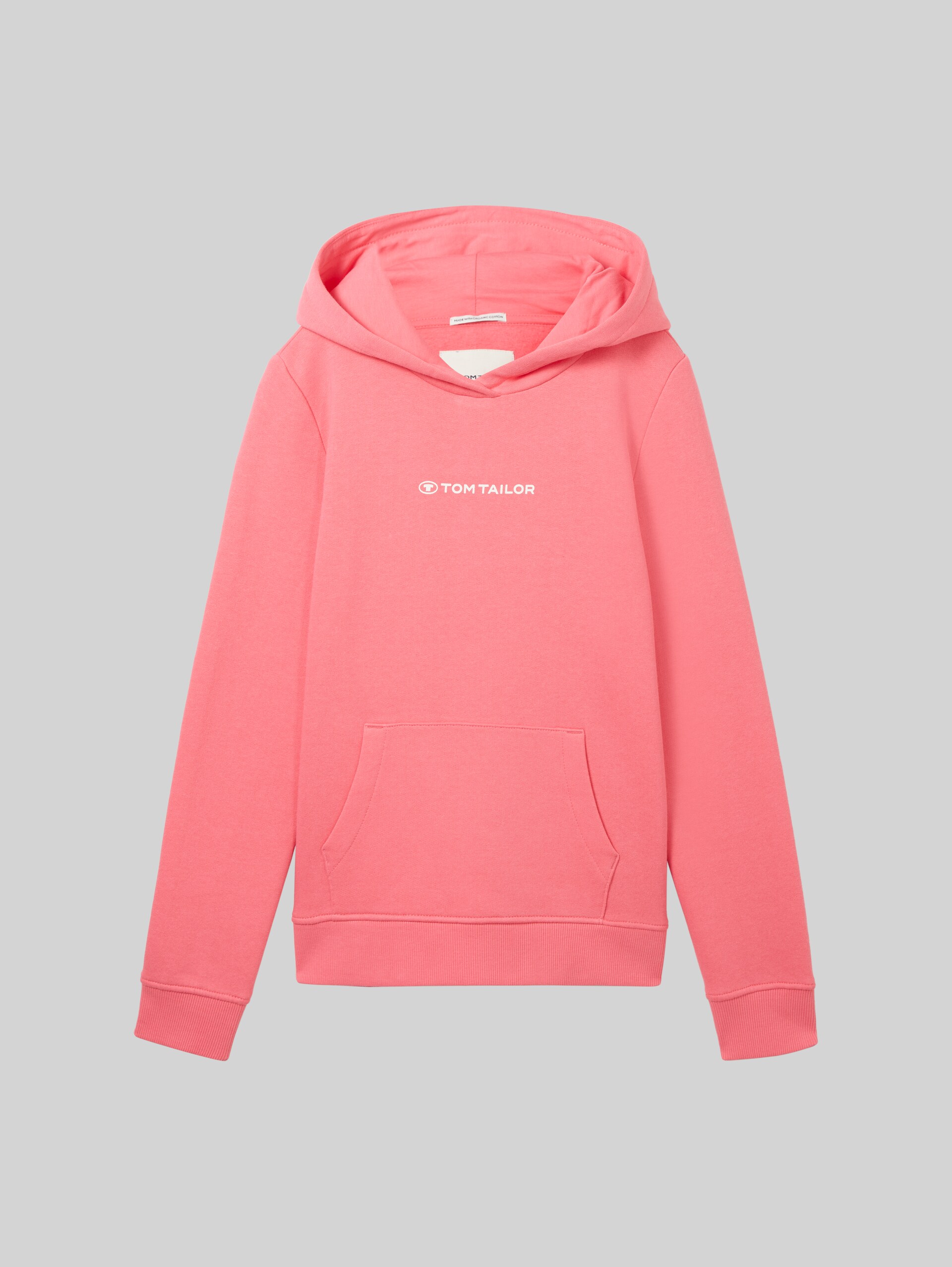 Hoodie met logo-opdruk - dull pink - Product vooraanzicht