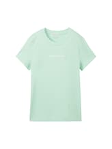 Geselecteerd, T-shirt van biologisch katoen door Tom Tailor, groen