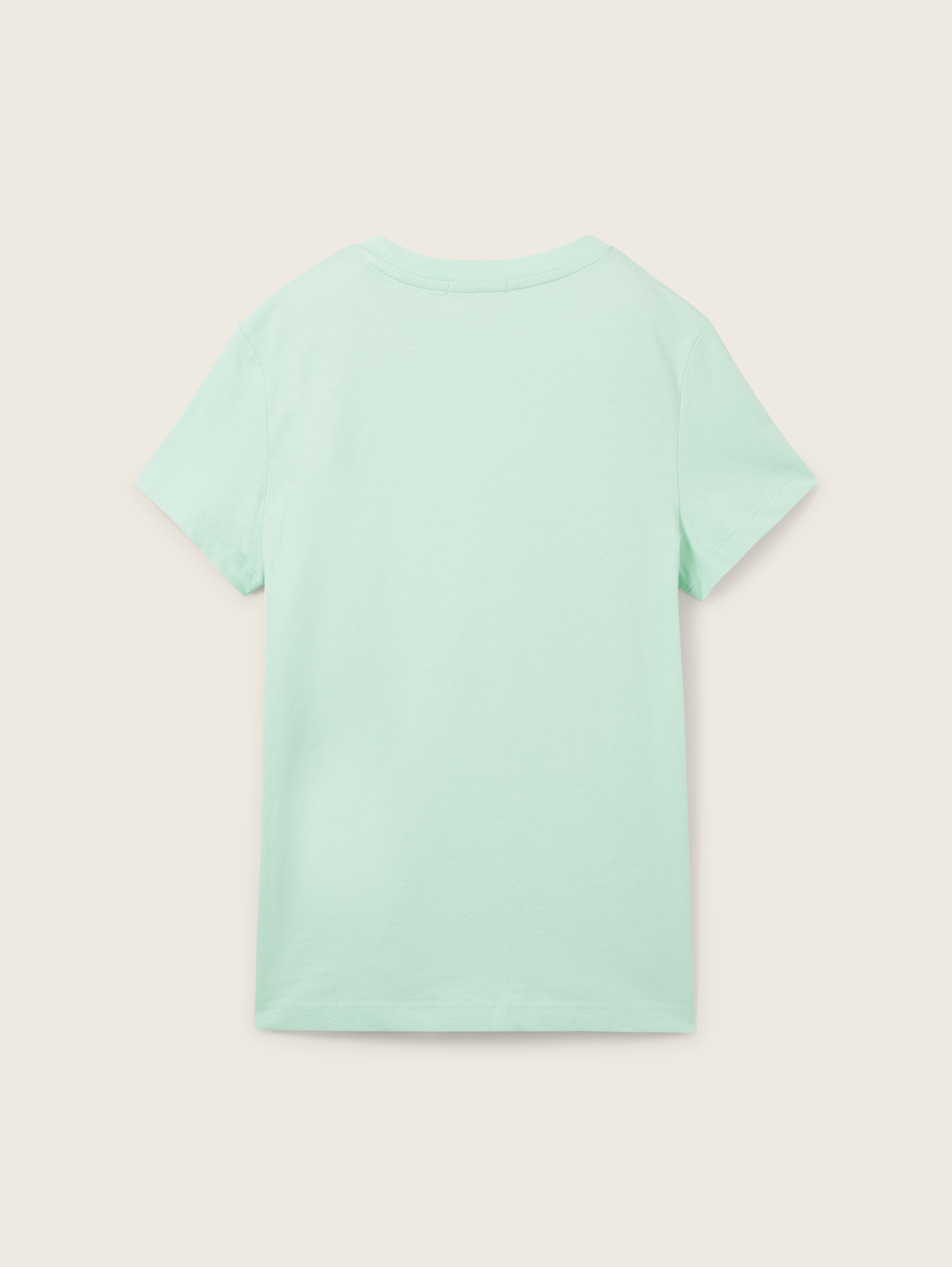 T-shirt van biologisch katoen - soft bright green
