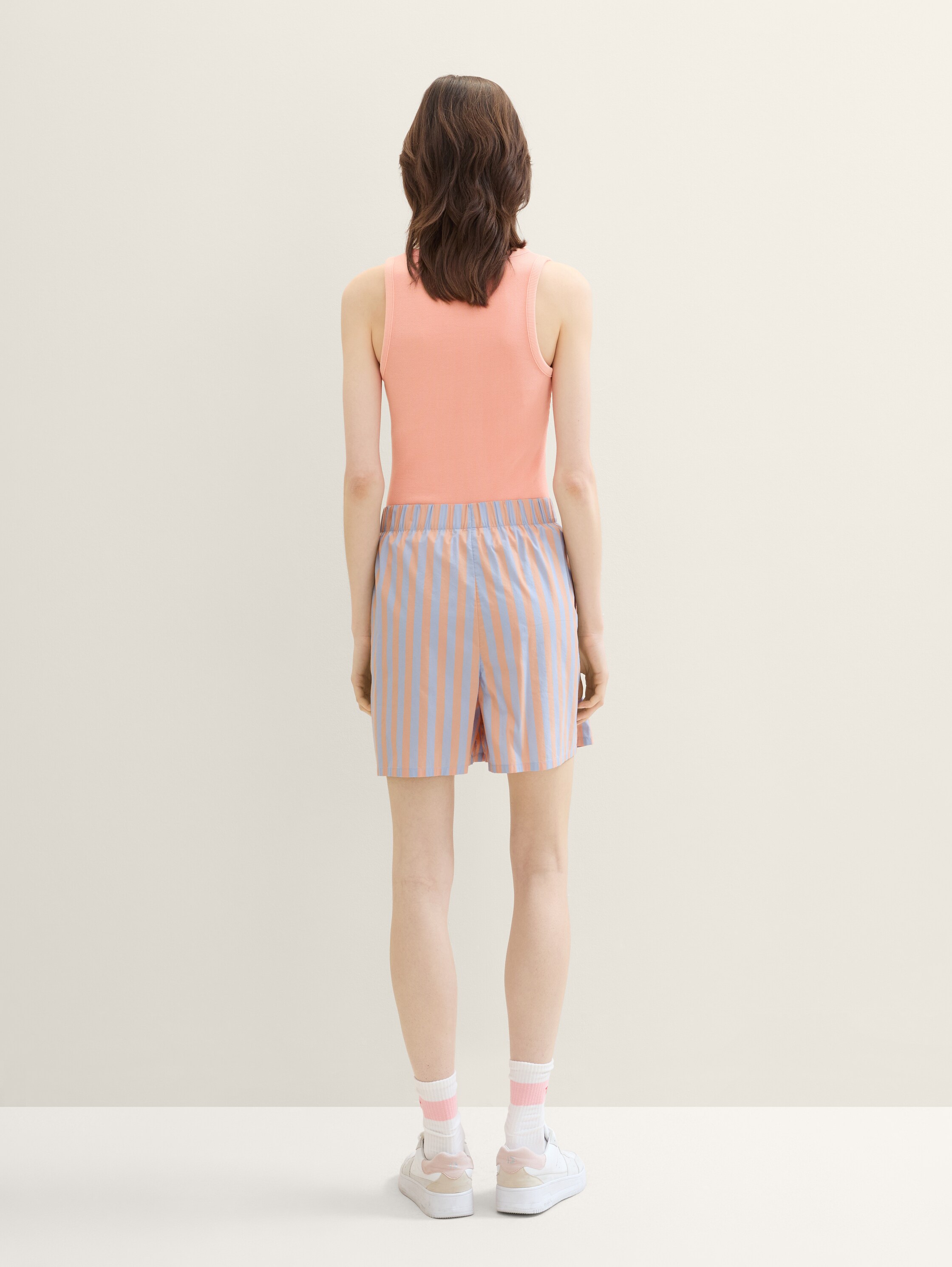 Gestreifte Relaxed Shorts - 3