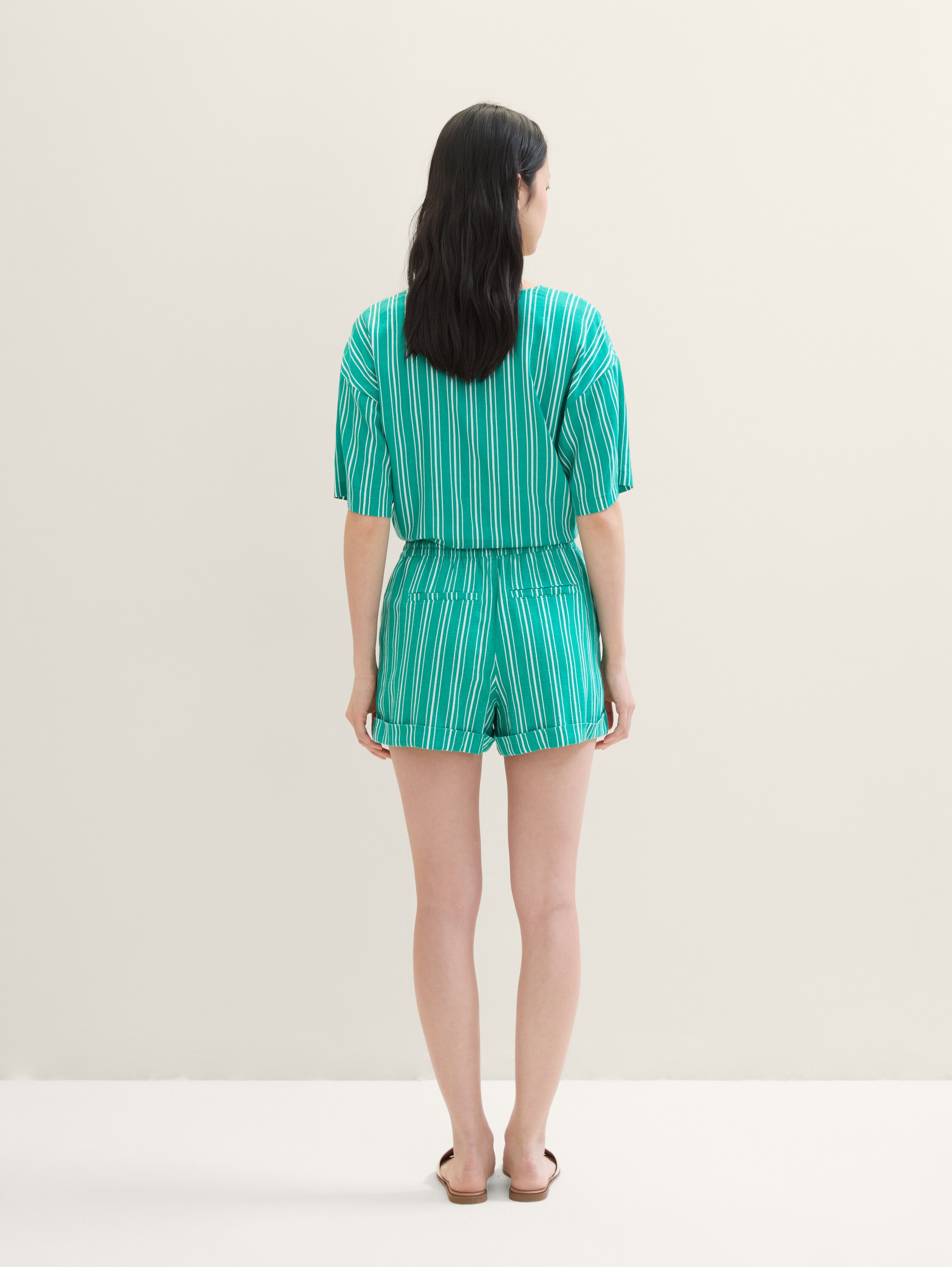 Shorts mit Leinen - 3
