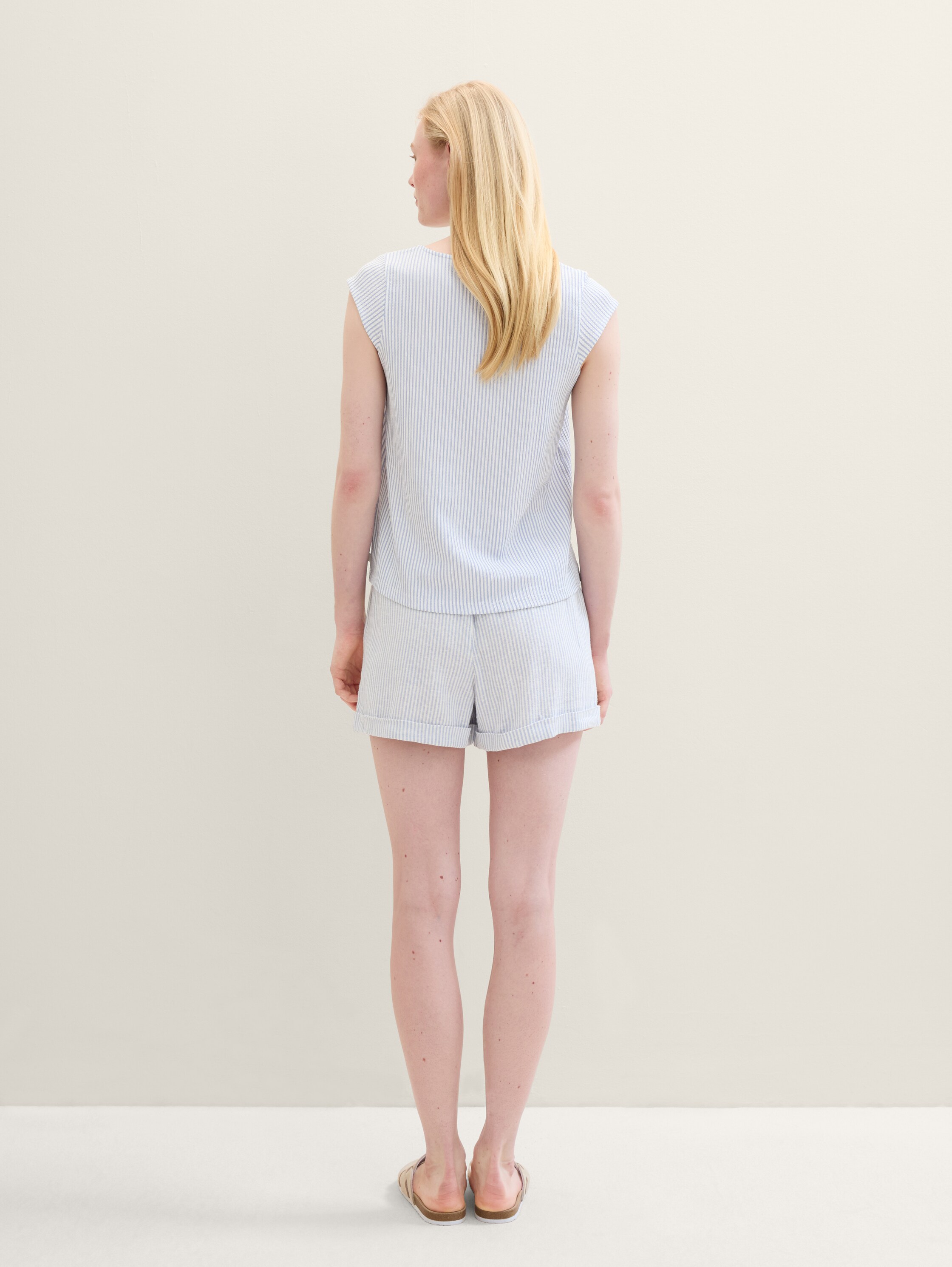 Shorts mit Leinen - 3