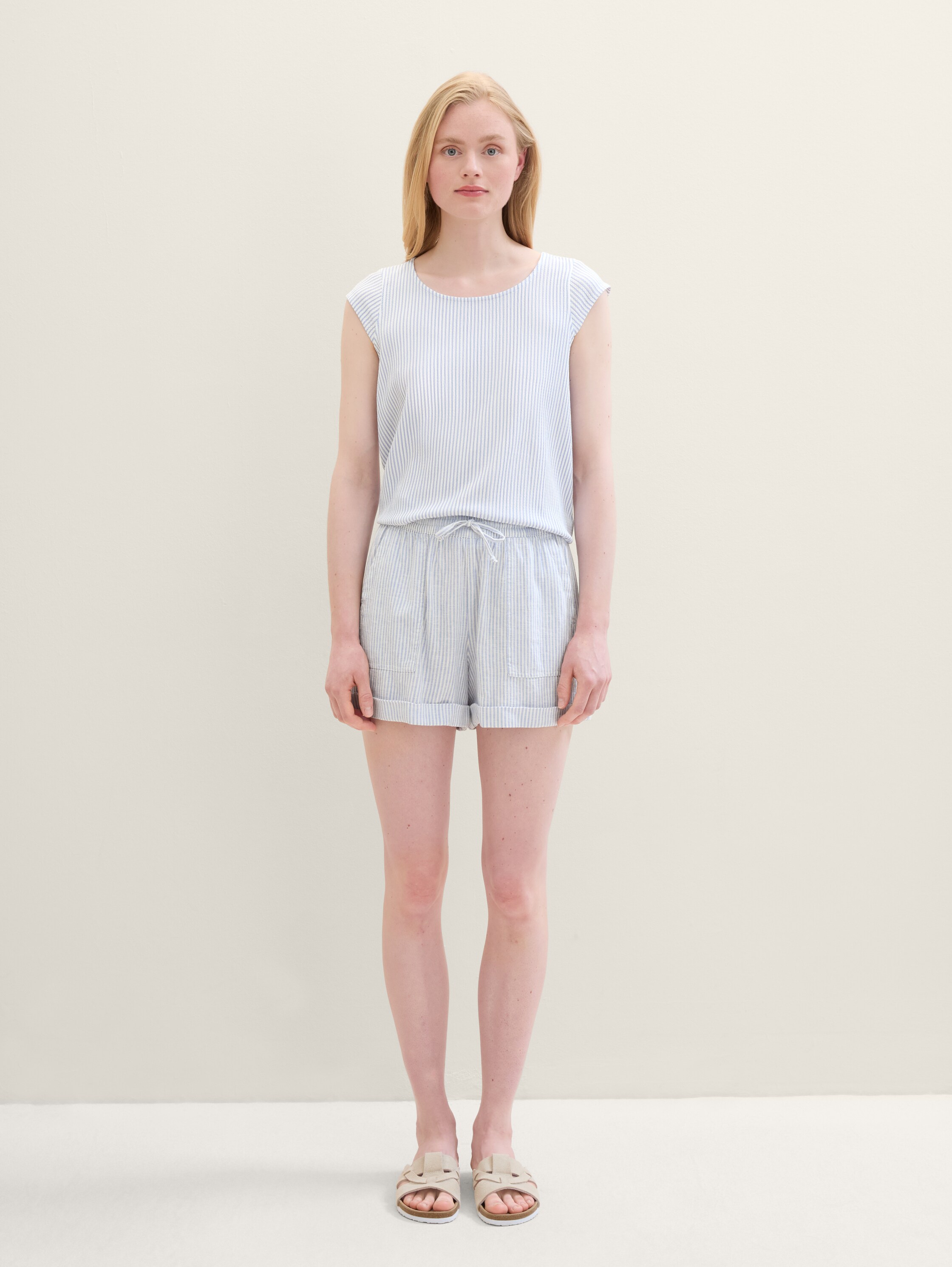 Shorts mit Leinen - 1