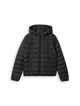 Nicht ausgewählt, Lightweight Steppjacke mit Kapuze von , schwarz