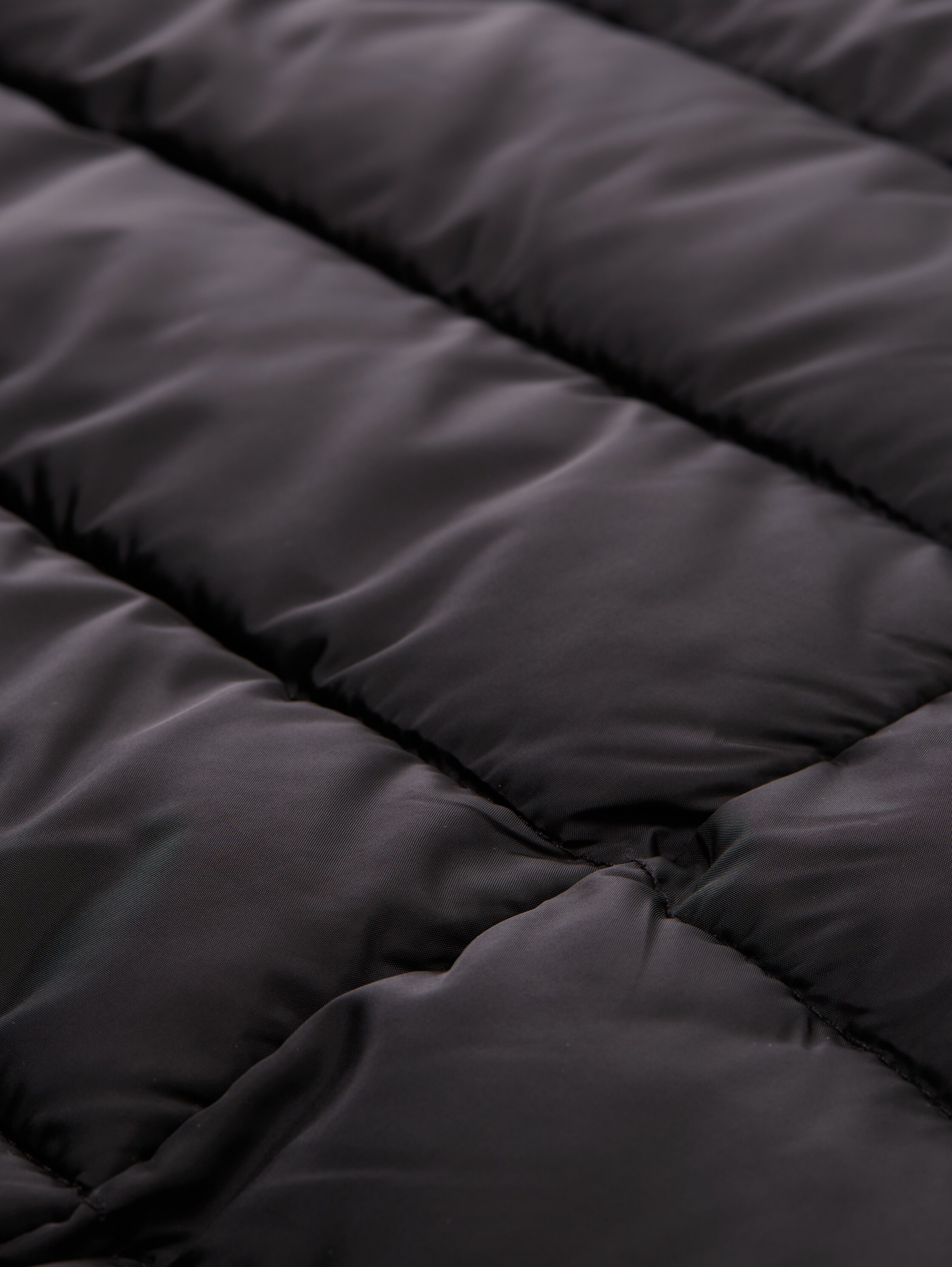 Lichtgewicht gewatteerde jas met hoodie - deep_black_1 - 
