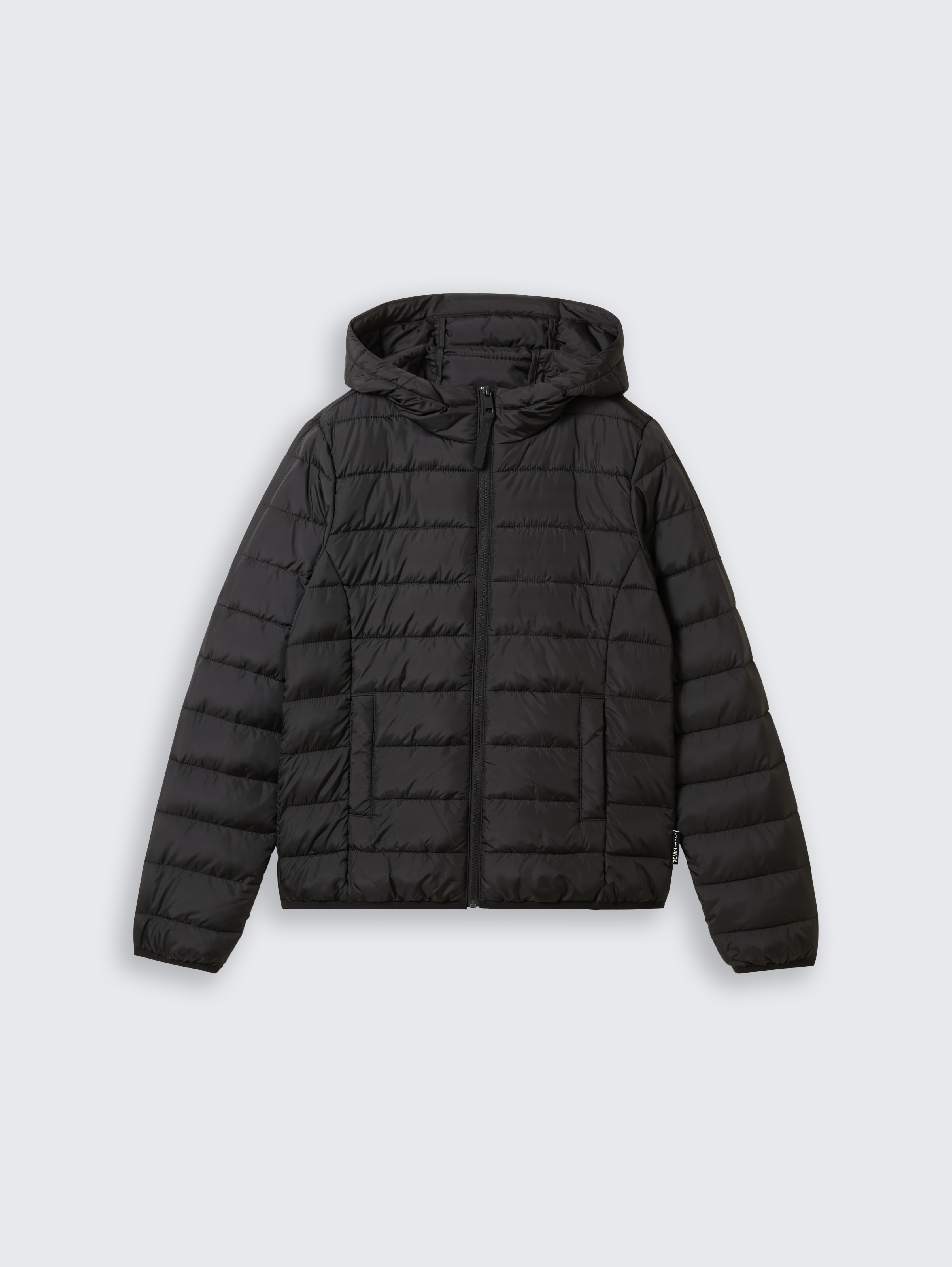 TOM TAILOR〈fur puffer Jacket black TECH〉 TOM TAILOR DENIM Winter coat - black - Zalando