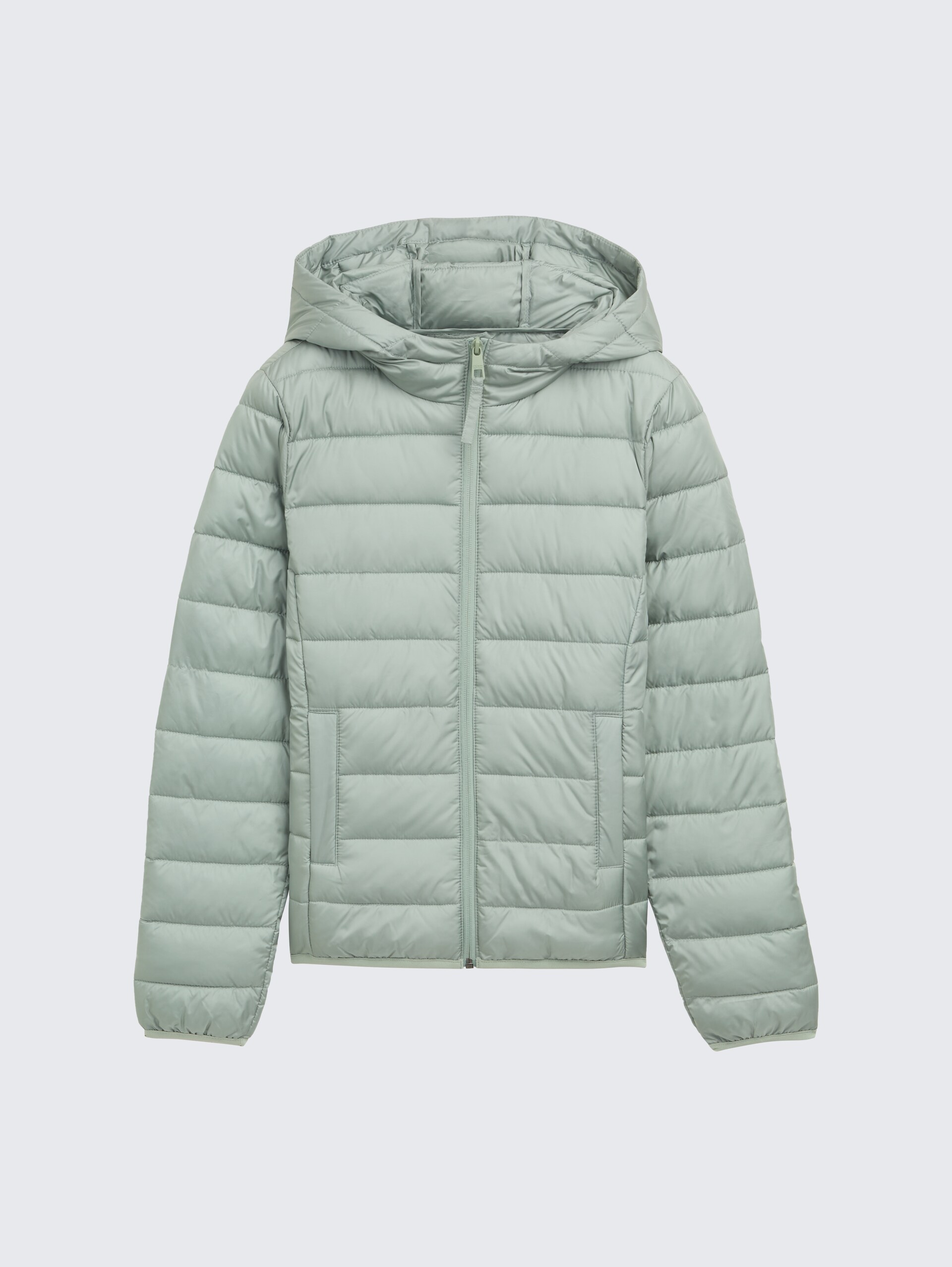 Lightweight Steppjacke mit Kapuze - gleam jade green - Vorder-Produkt-Ansicht