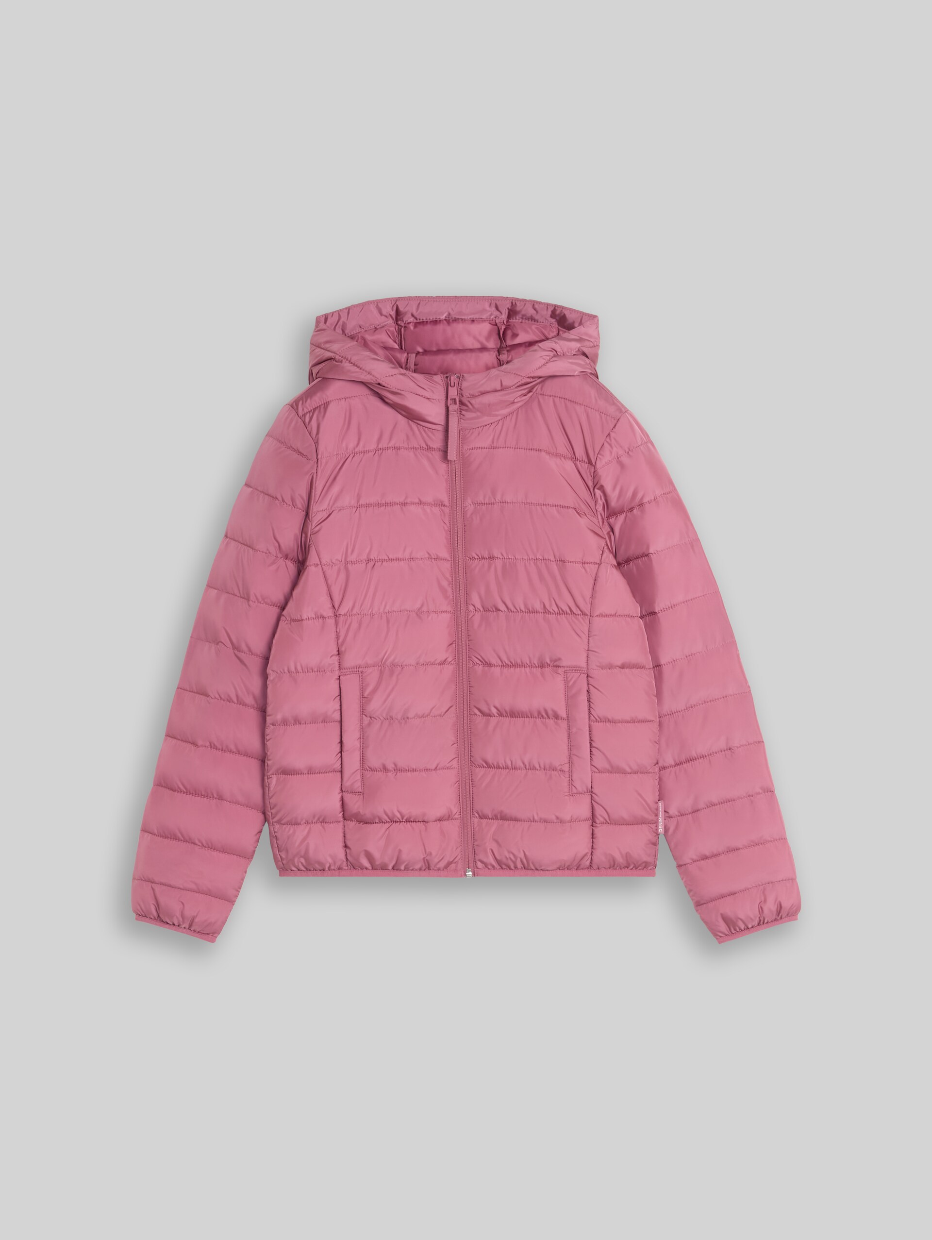 Lightweight Steppjacke mit Kapuze - dusty berry - Vorder-Produkt-Ansicht