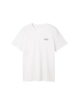 Nicht ausgewählt, T-Shirt mit Logo Print von Tom Tailor, weiß