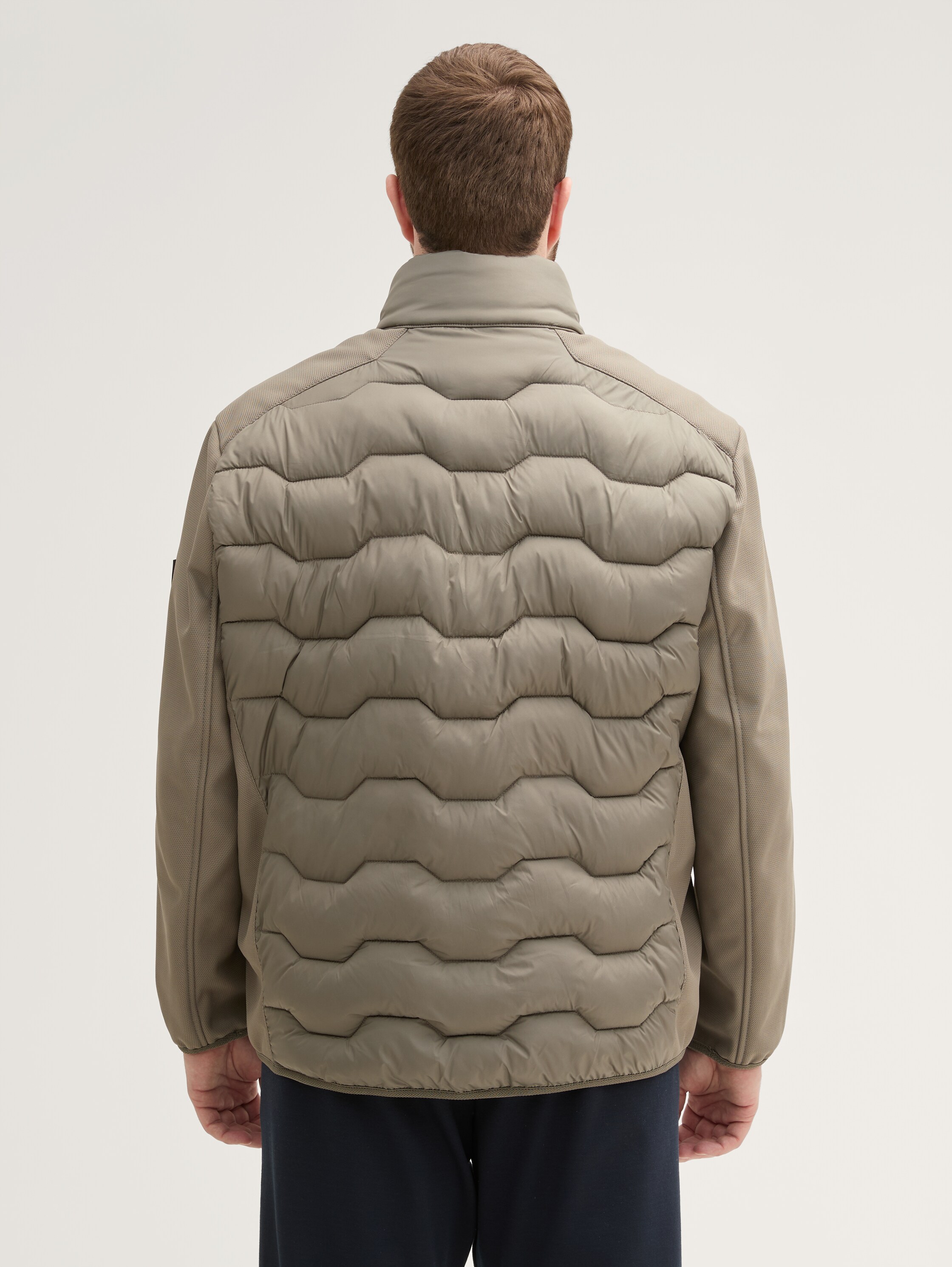 Plus Size - Hybrid Jacke - smokey_olive_green - 