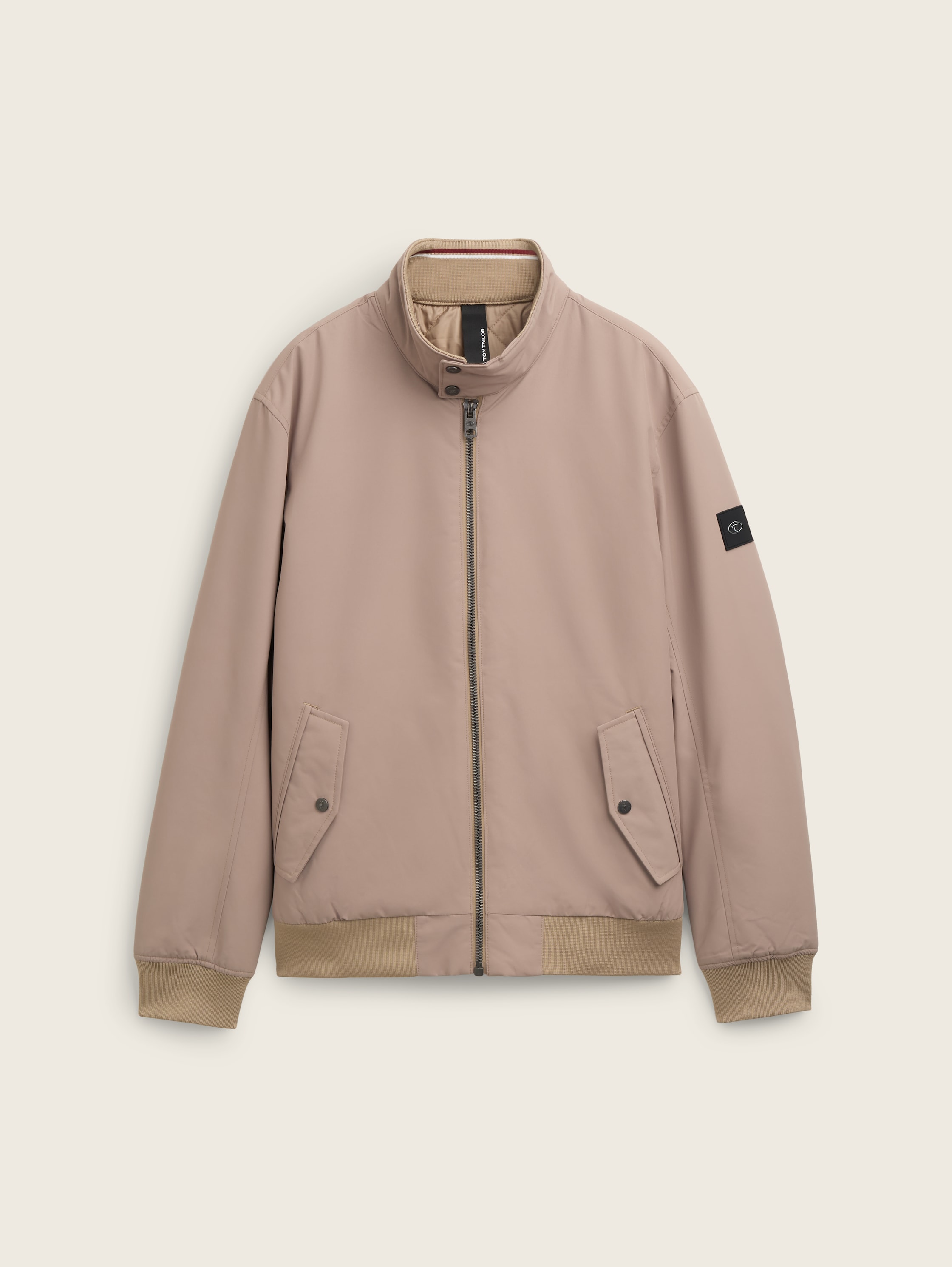 Blouson Jacke mit Stehkragen - mountain_taupe - Vorder-Produkt-Ansicht