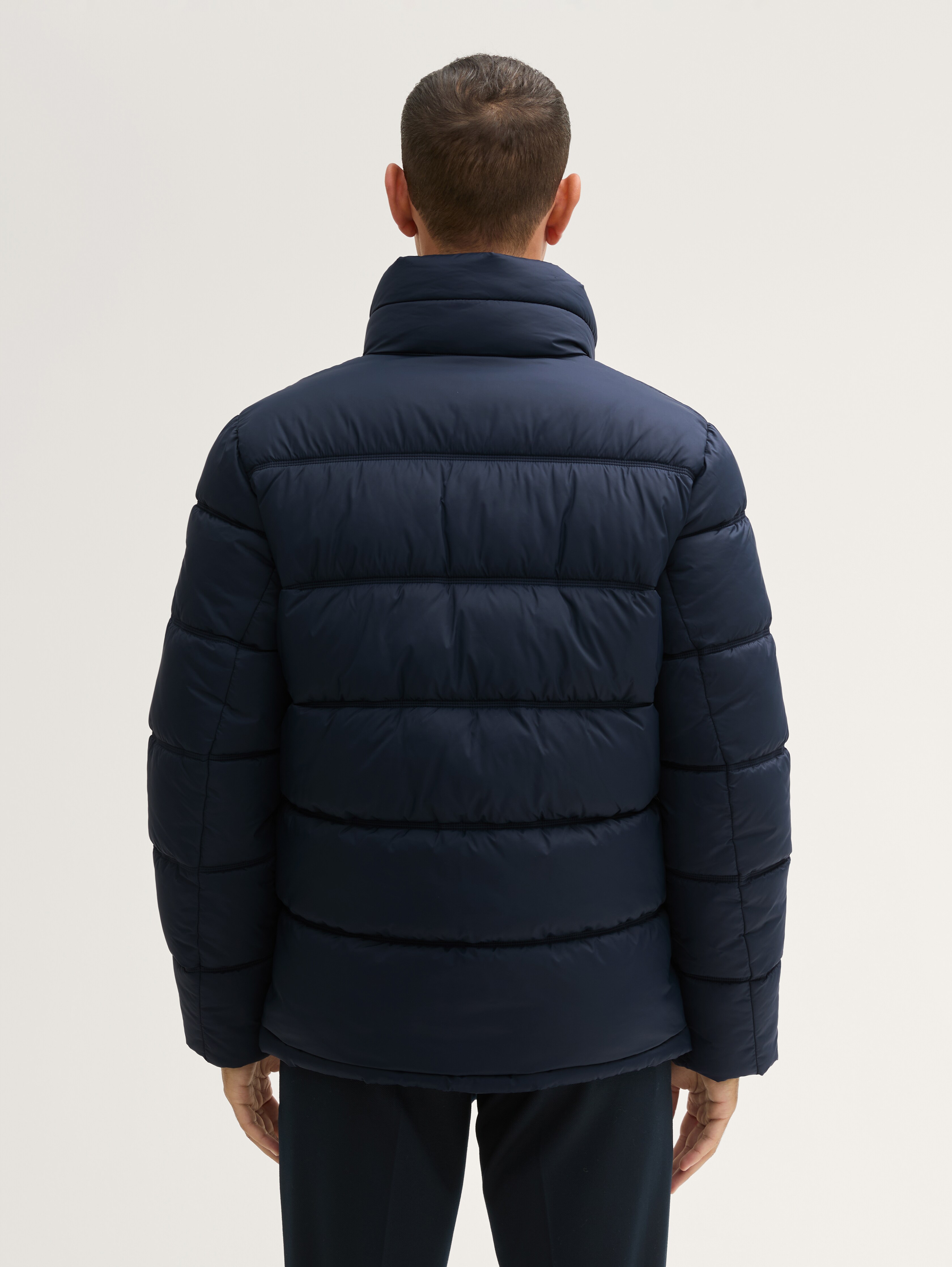 Puffer jacket with a stowable hood by Tom Tailor