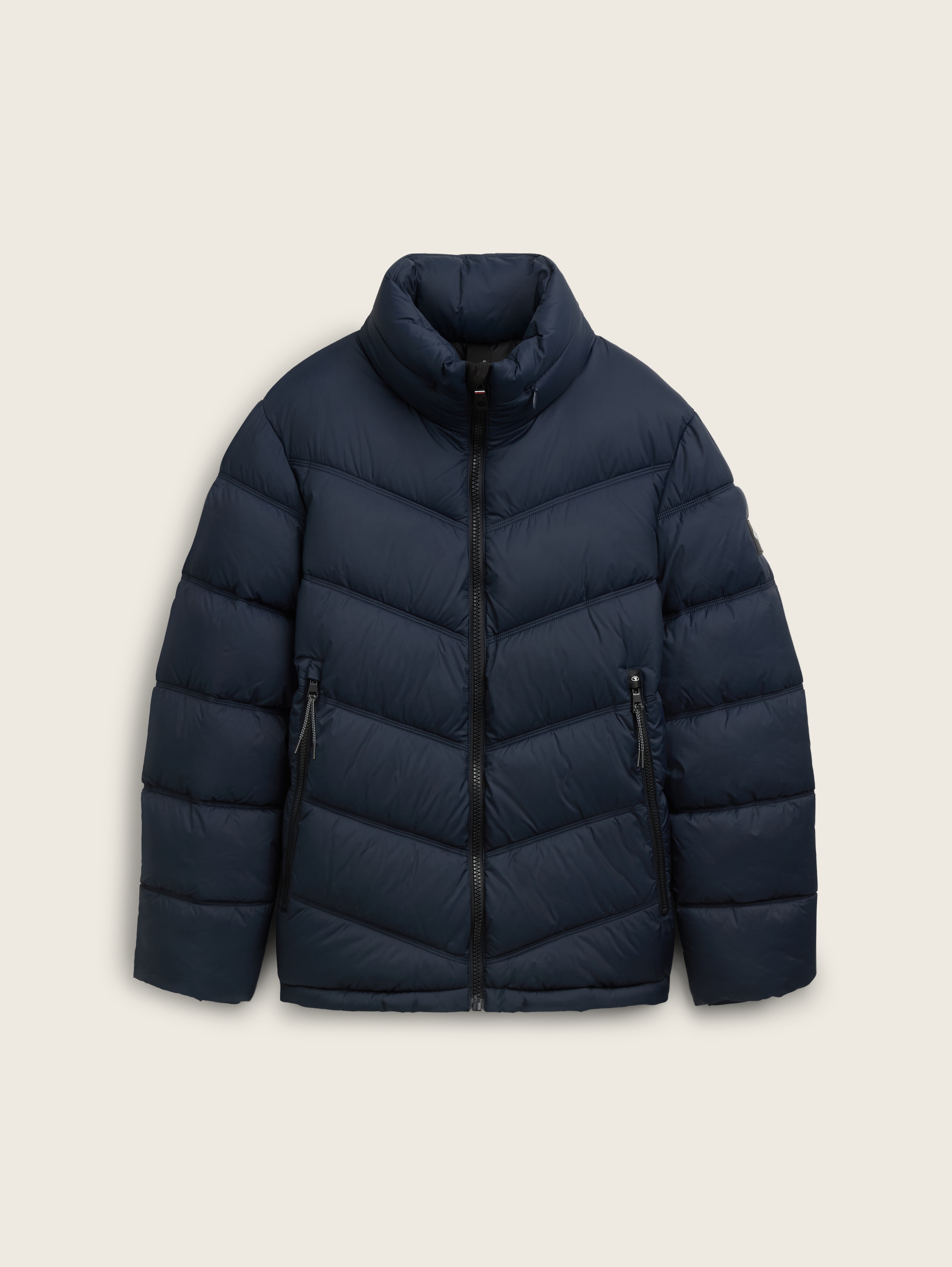 Puffer jacket with a stowable hood by Tom Tailor