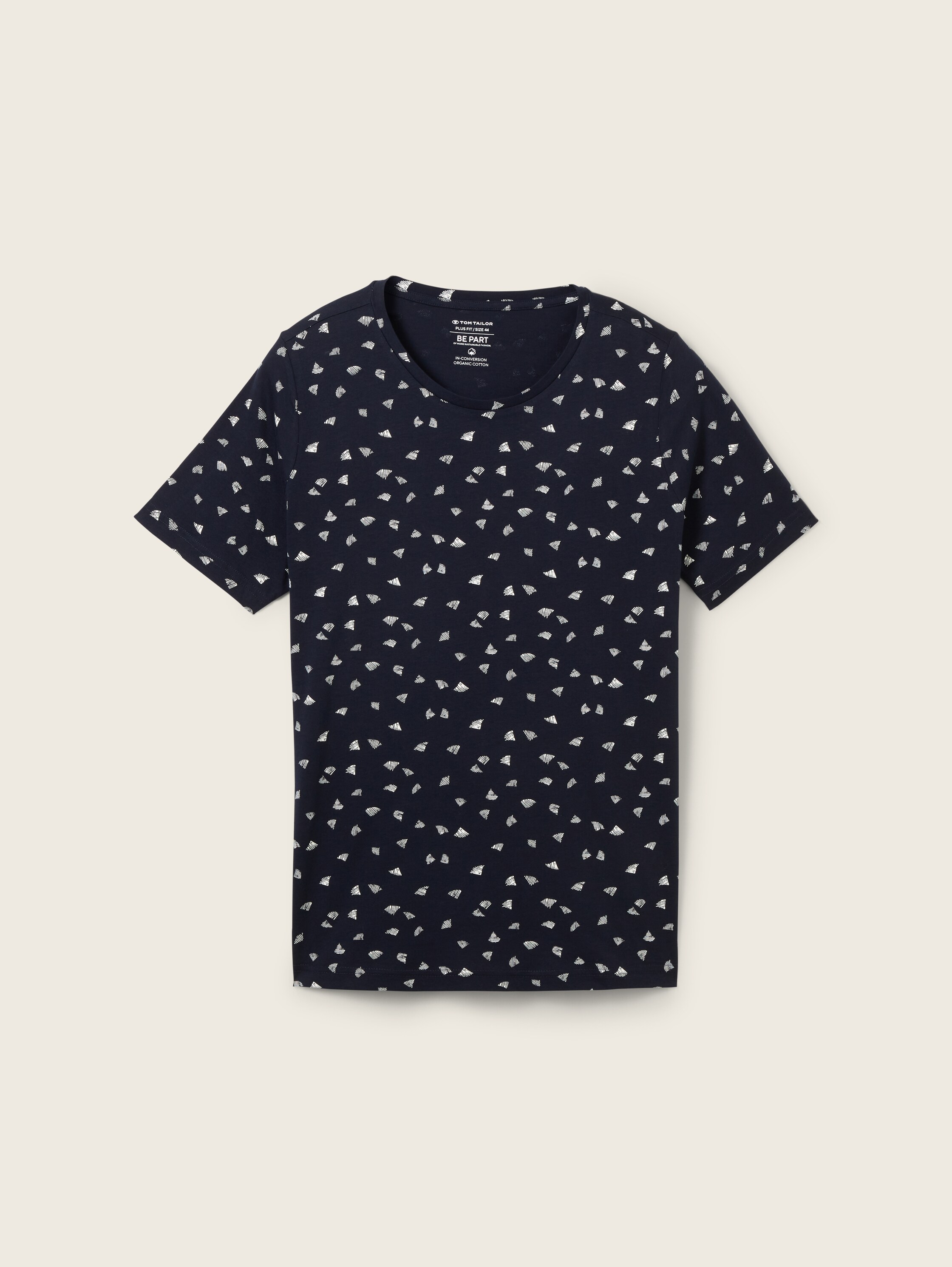Plus Size - T-Shirt mit Print - blau - Produktansicht