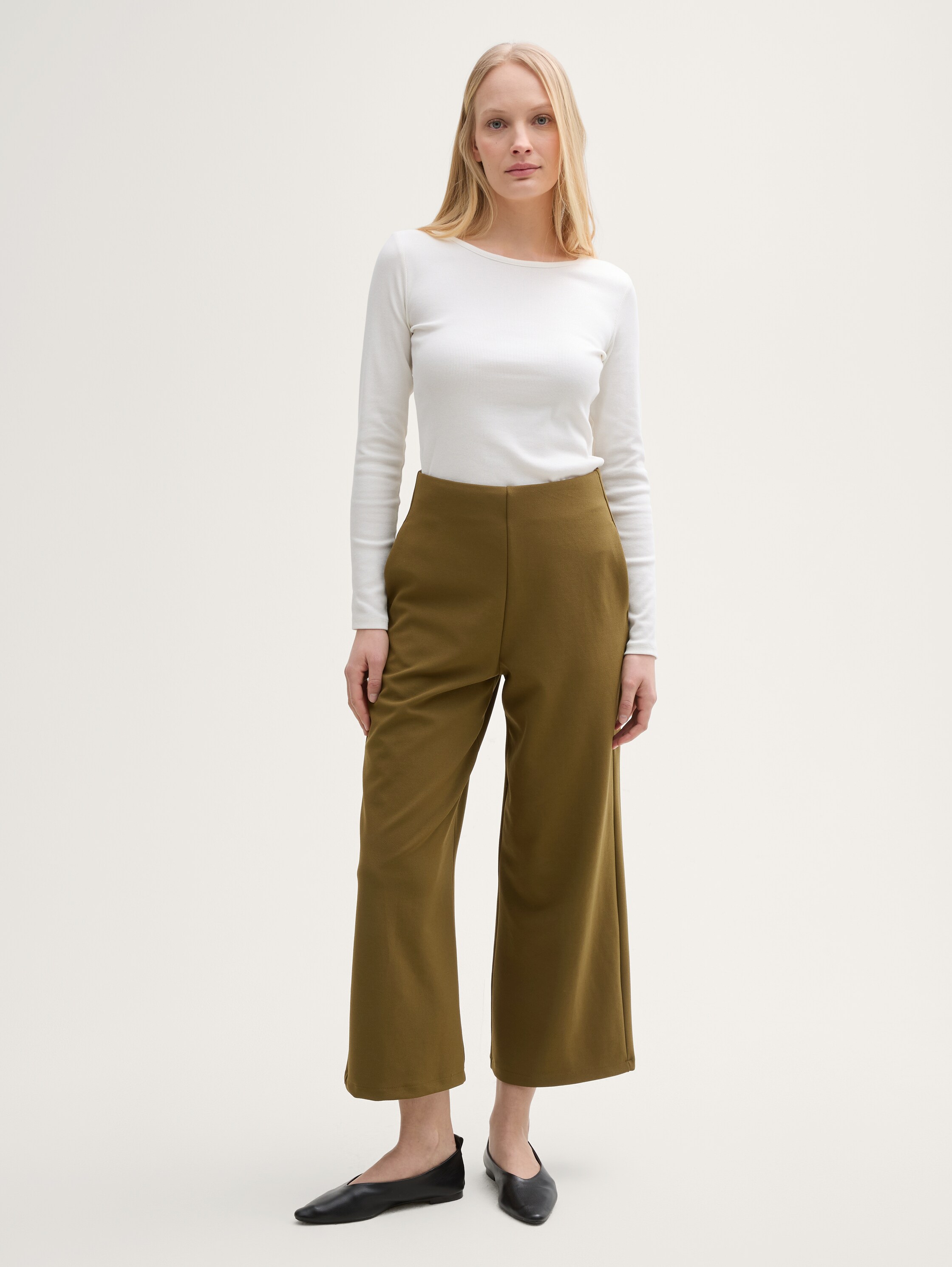 High Waist Culotte Hose - 0