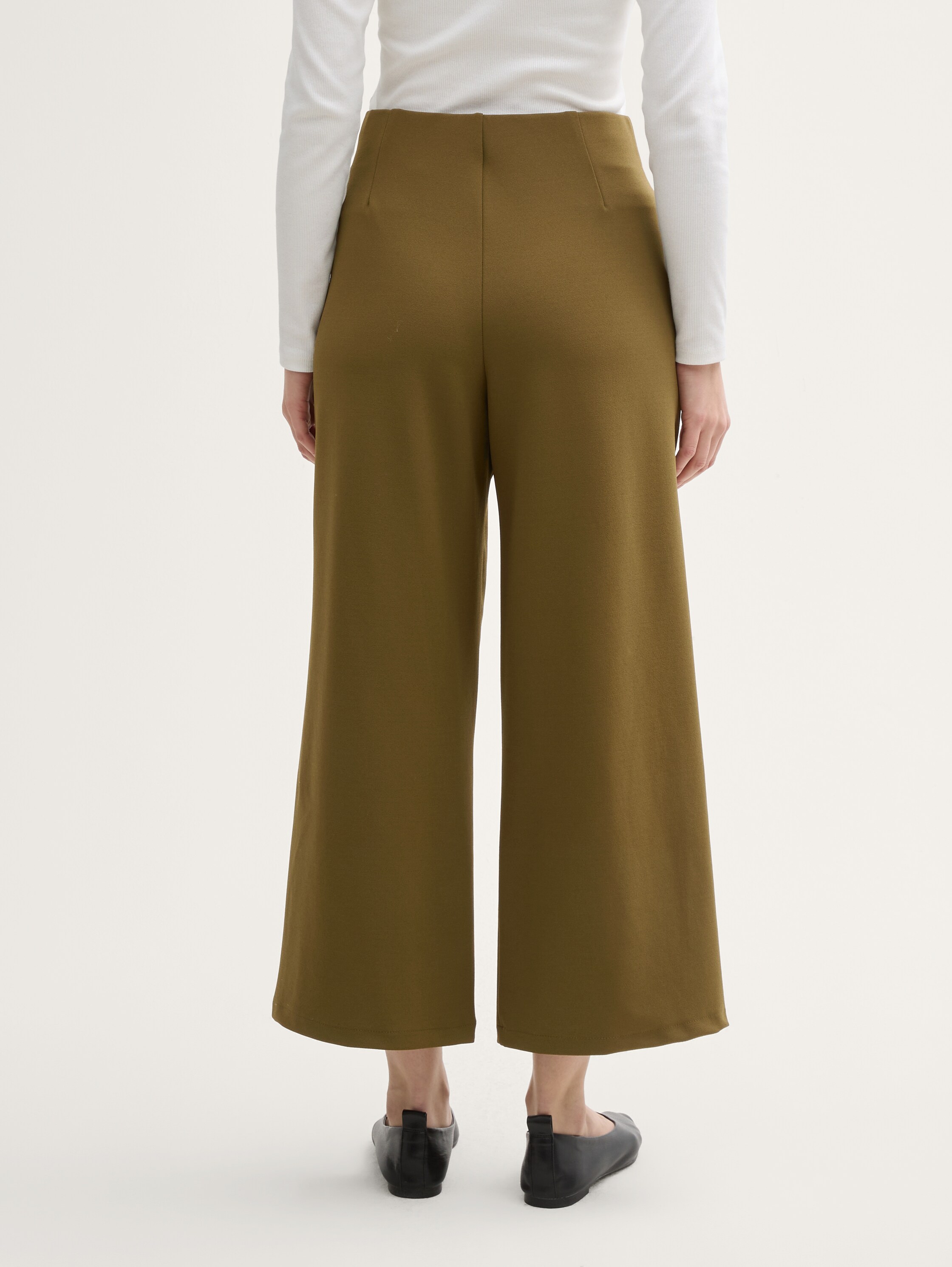 High Waist Culotte Hose - 1