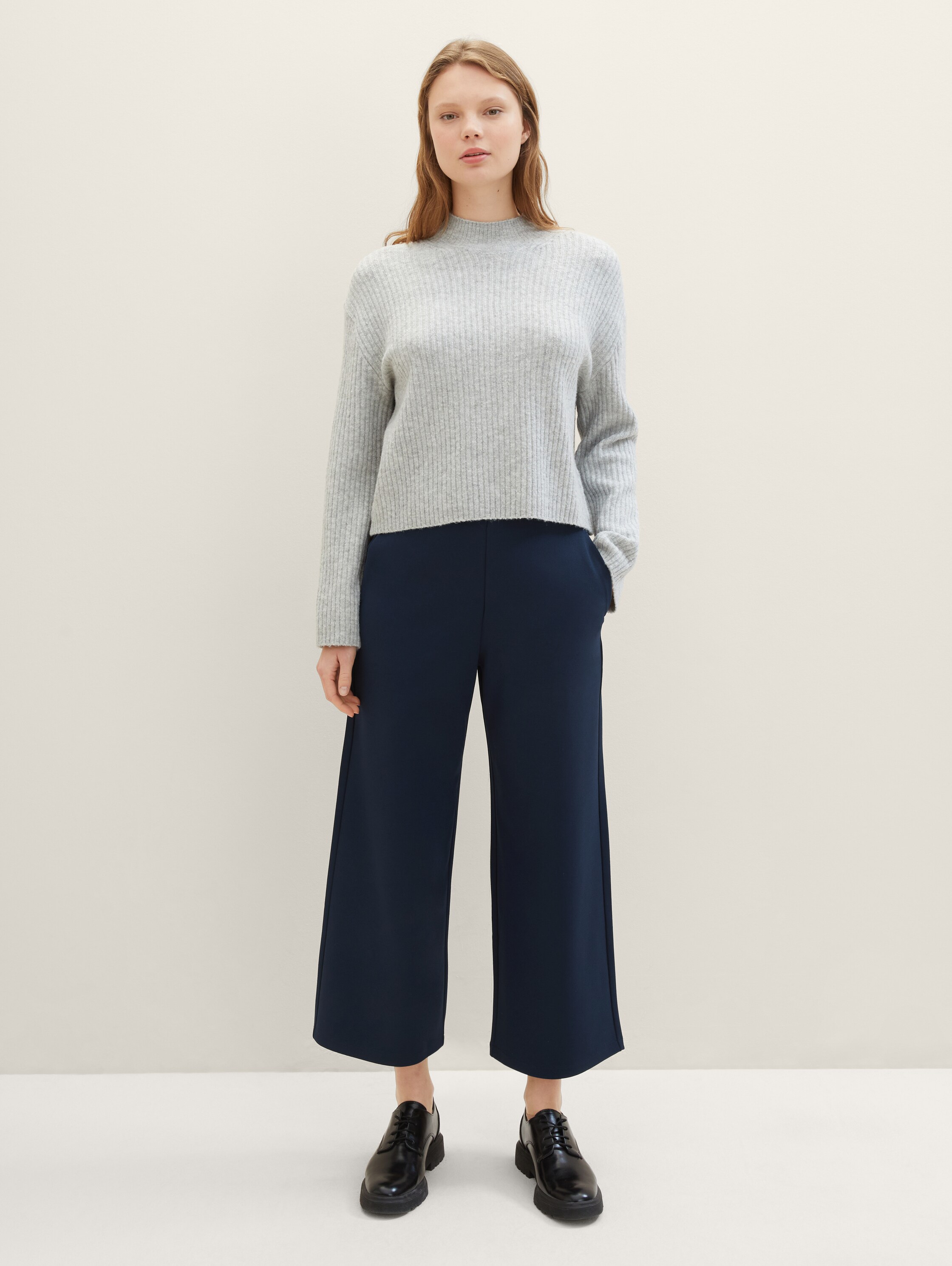 High Waist Culotte Hose - 1